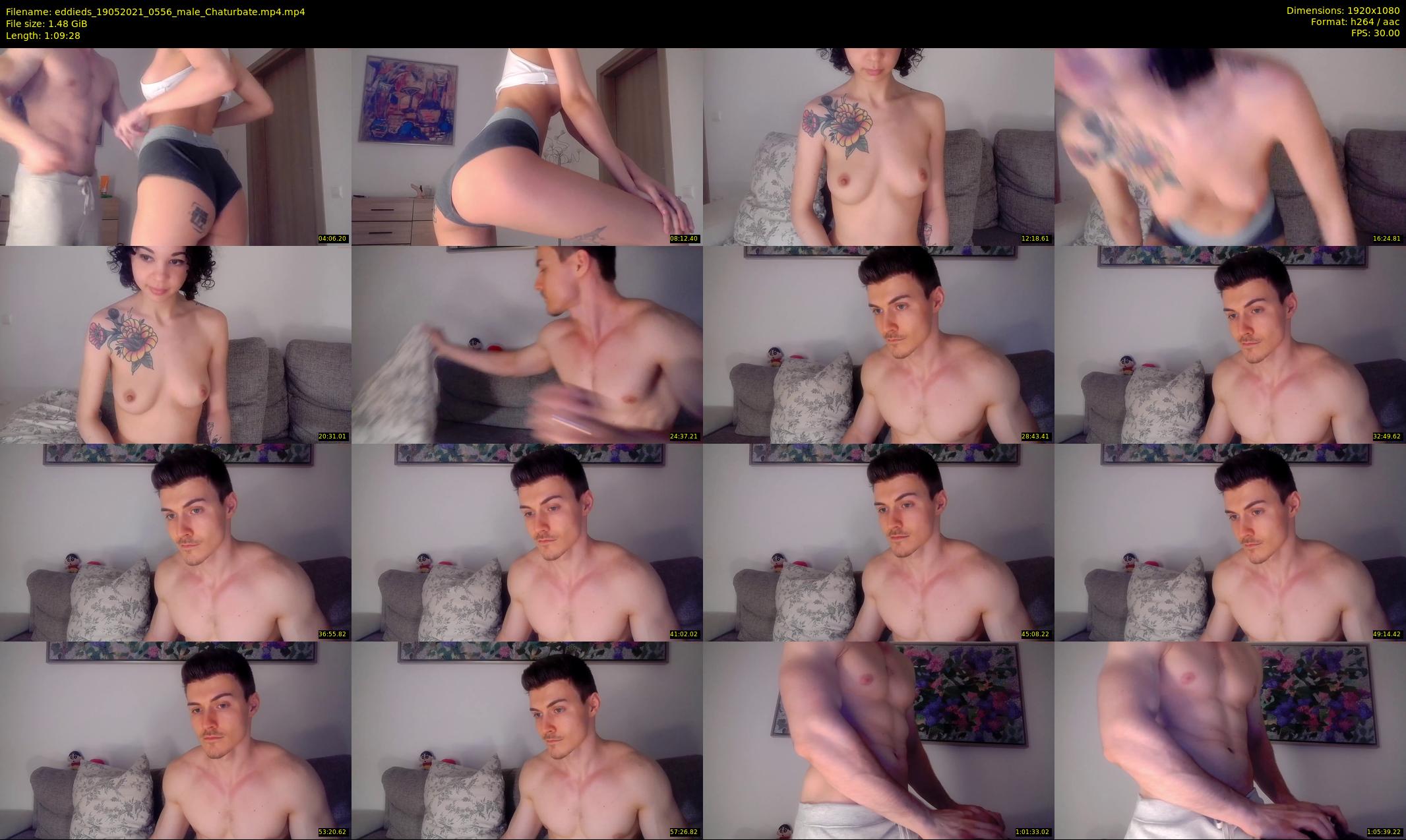 eddieds — 70 minute Chaturbate male cam show recording, 1080p, May 19, 2021