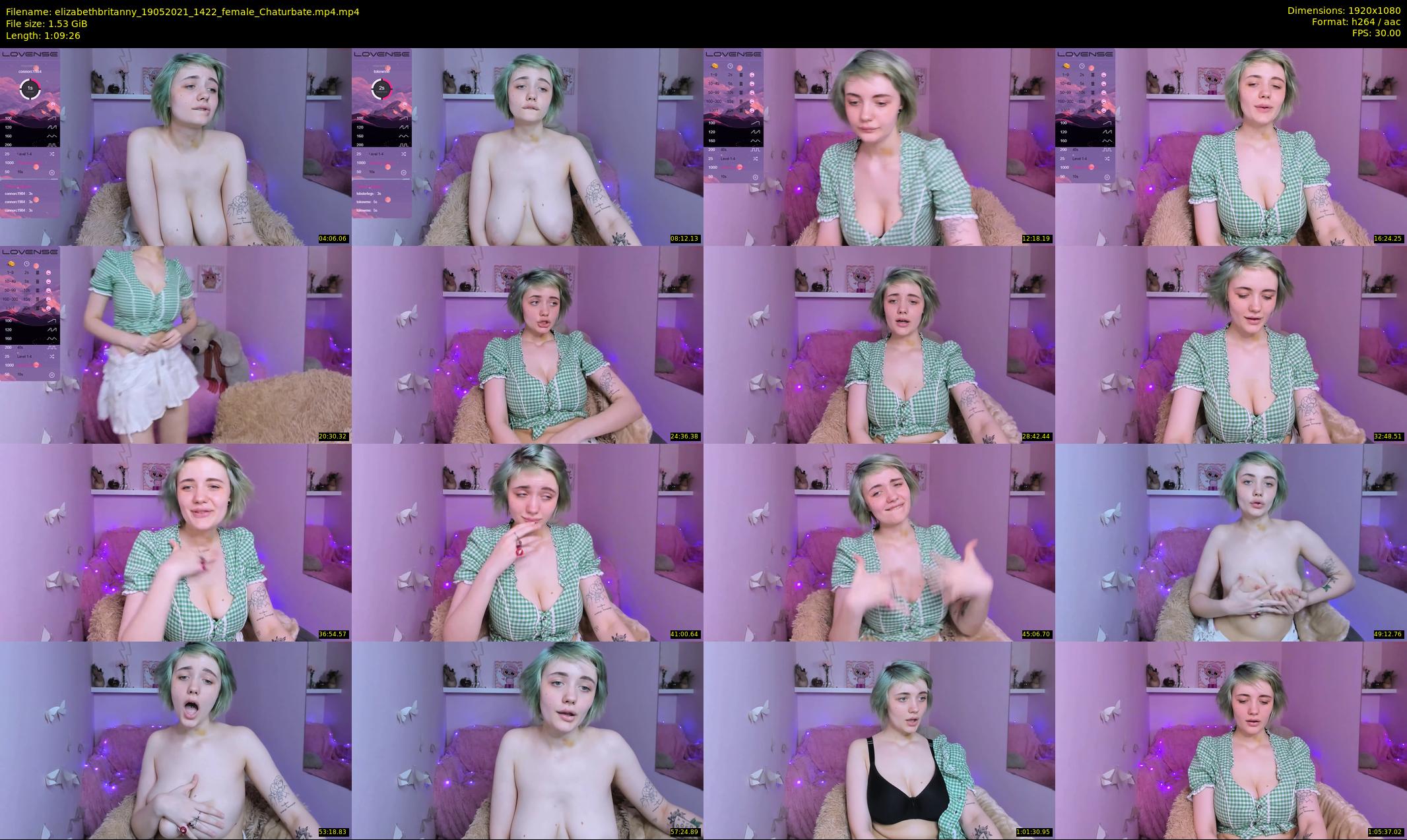 elizabethbritanny — 70 minute Chaturbate female cam show recording, 1080p, May 19, 2021