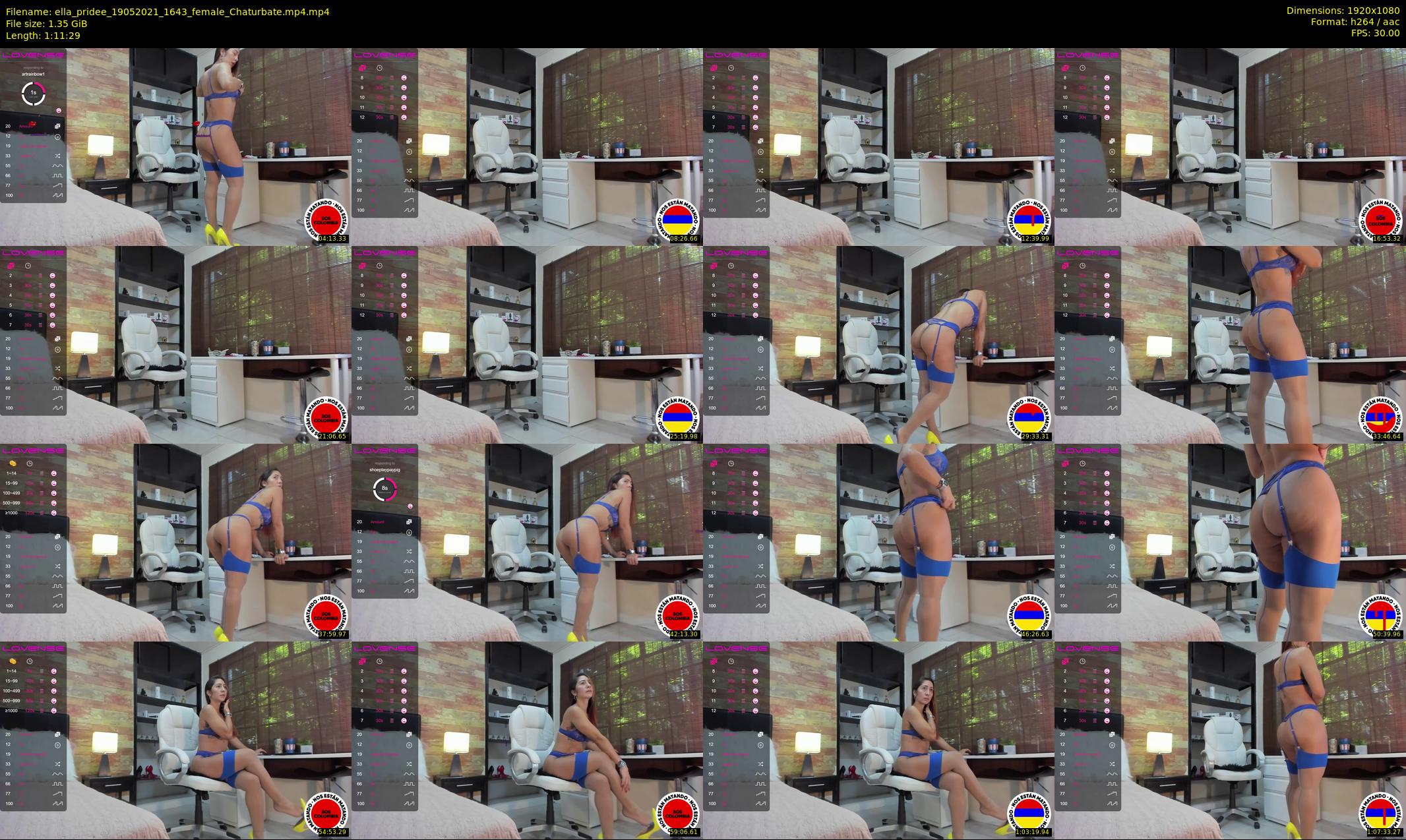 ella_pridee — 72 minute Chaturbate female cam show recording, 1080p, May 19, 2021