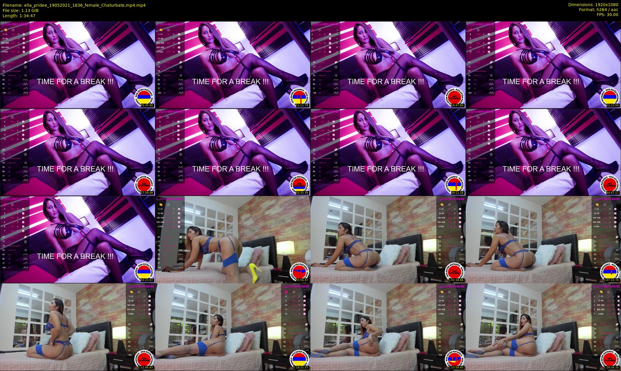 ella_pridee — 95 minute Chaturbate female cam show recording, 1080p, May 19, 2021