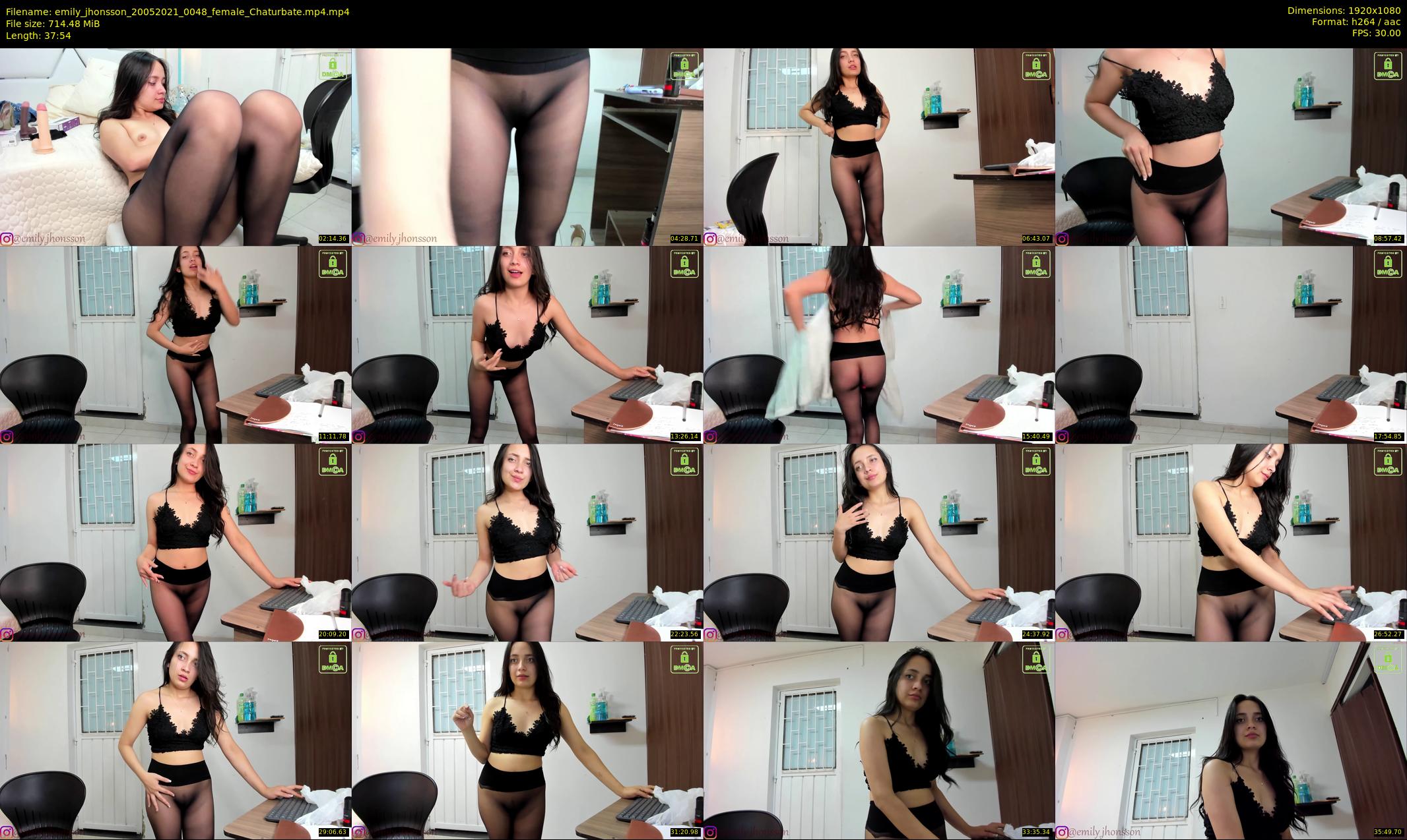 emily_jhonsson — 38 minute Chaturbate female cam show recording, 1080p, May 20, 2021