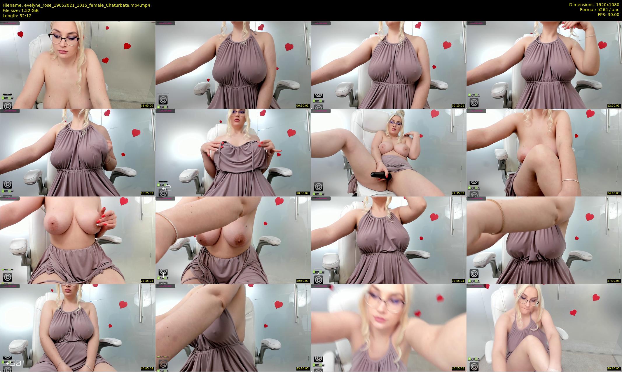evelyne_rose — 53 minute Chaturbate female cam show recording, 1080p, May 19, 2021