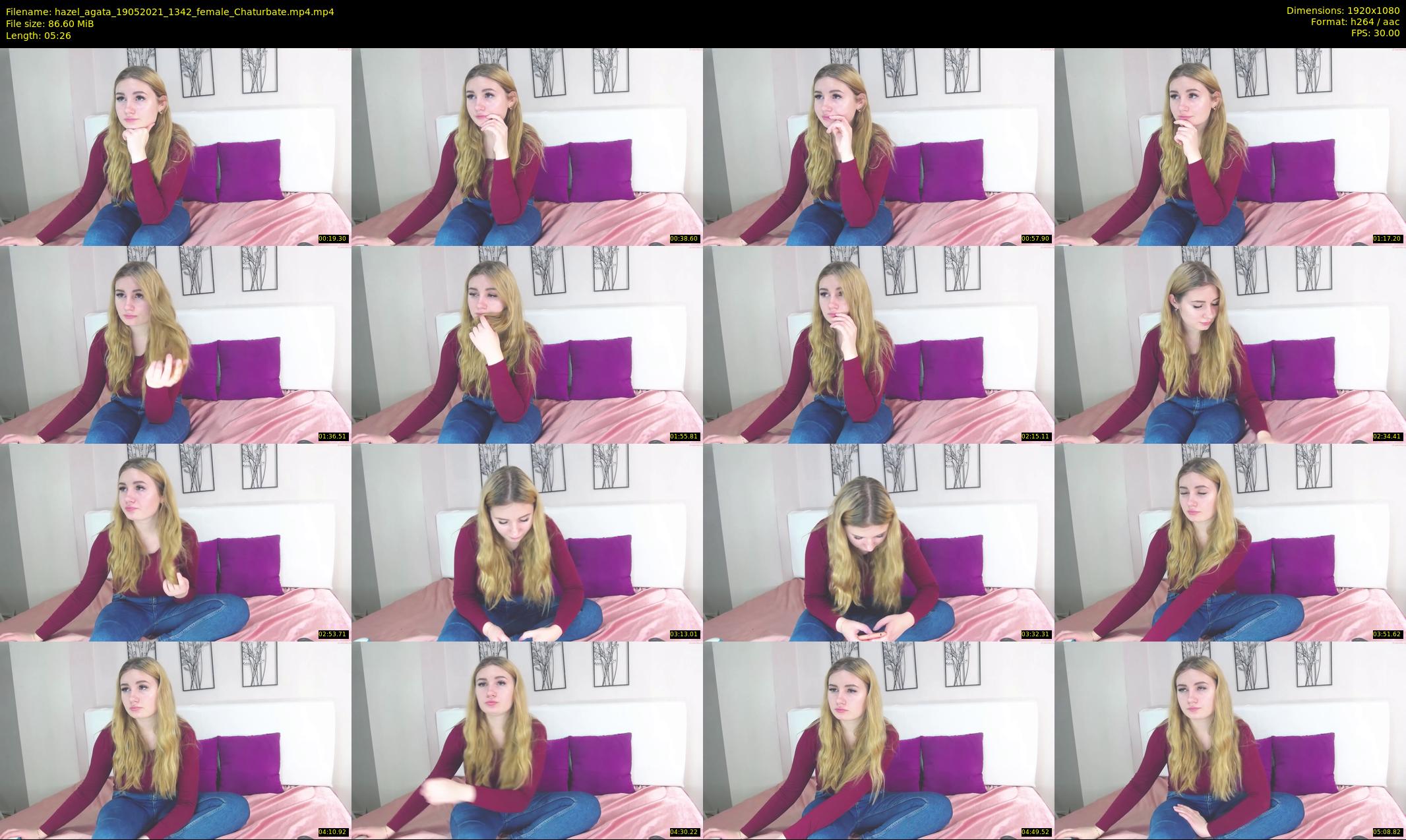 hazel_agata — 6 minute Chaturbate female cam show recording, 1080p, May 19, 2021
