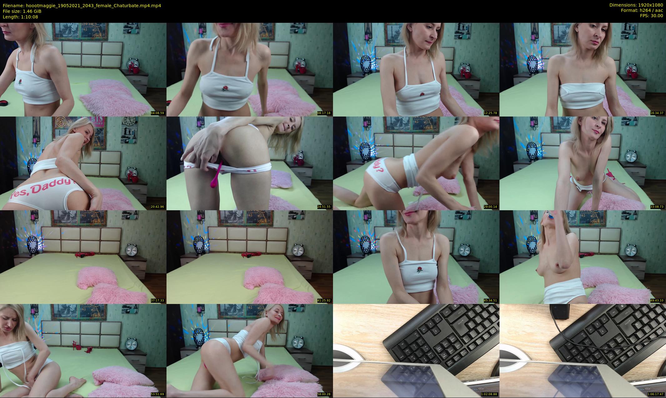 hoootmaggie — 71 minute Chaturbate couple cam show recording, 1080p, May 19, 2021