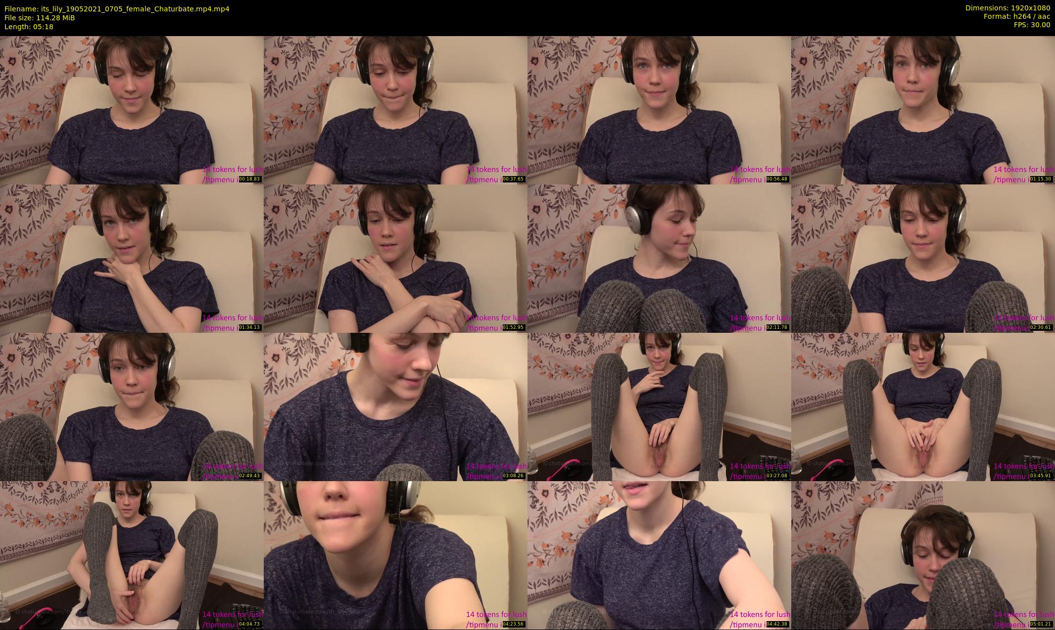 its_lily — 6 minute Chaturbate female cam show recording, 1080p, May 19, 2021
