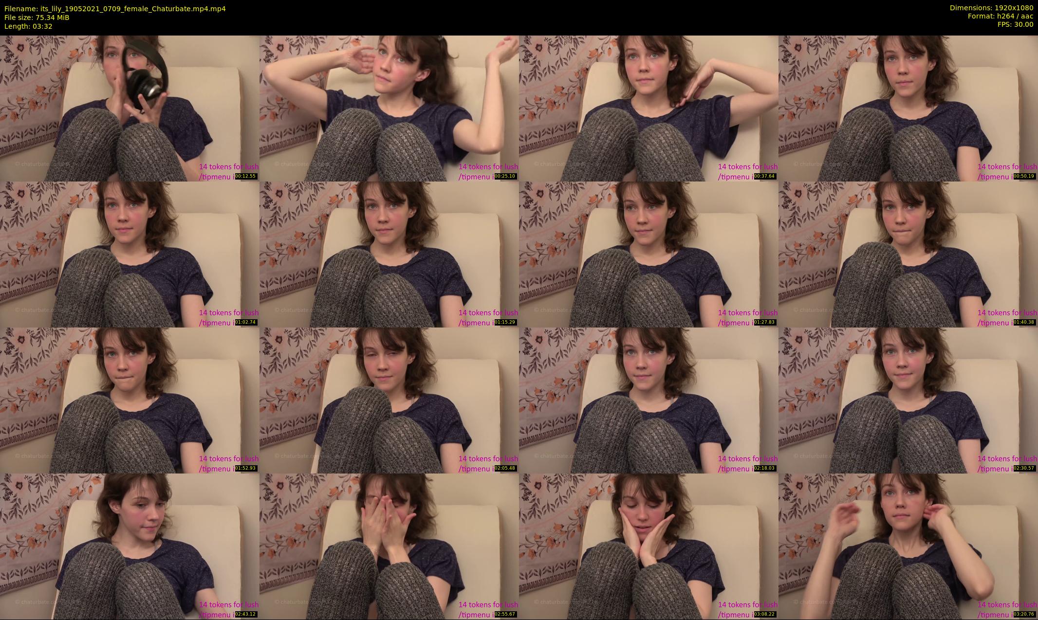its_lily — 4 minute Chaturbate female cam show recording, 1080p, May 19, 2021