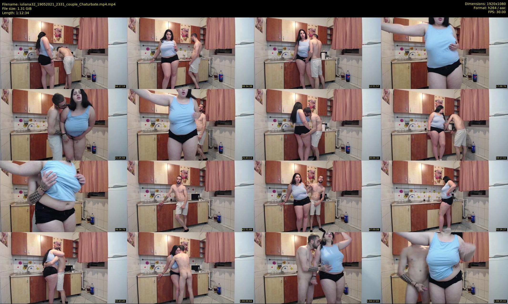 iuliana32 — 73 minute Chaturbate couple cam show recording, 1080p, May 19, 2021