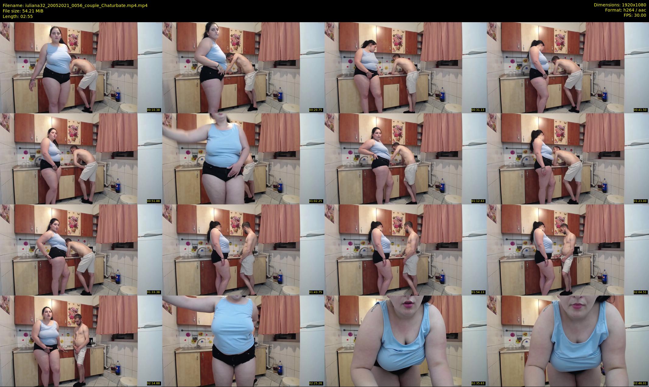 iuliana32 — 3 minute Chaturbate couple cam show recording, 1080p, May 20, 2021