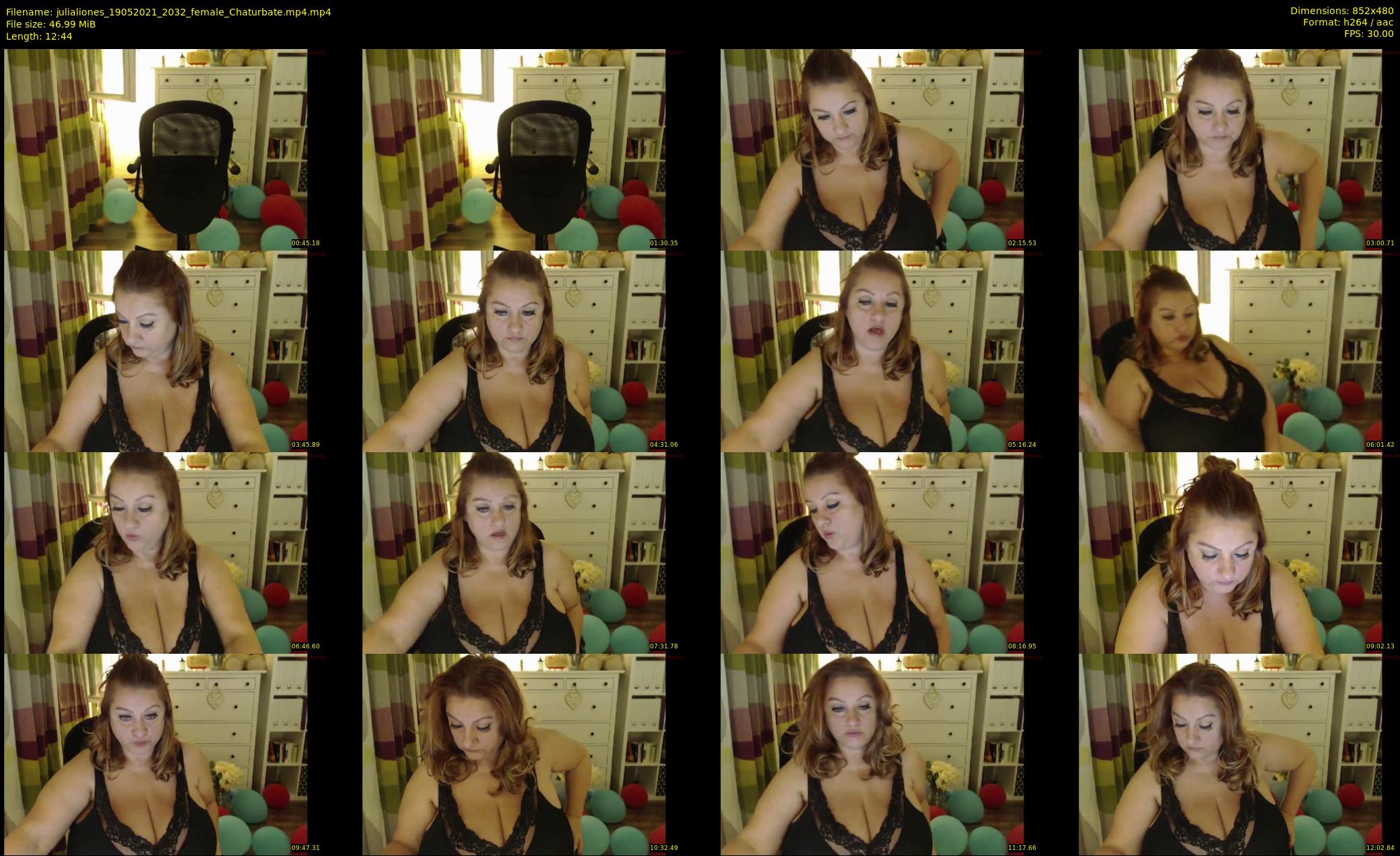 julialiones — 13 minute Chaturbate female cam show recording, 480p, May 19, 2021
