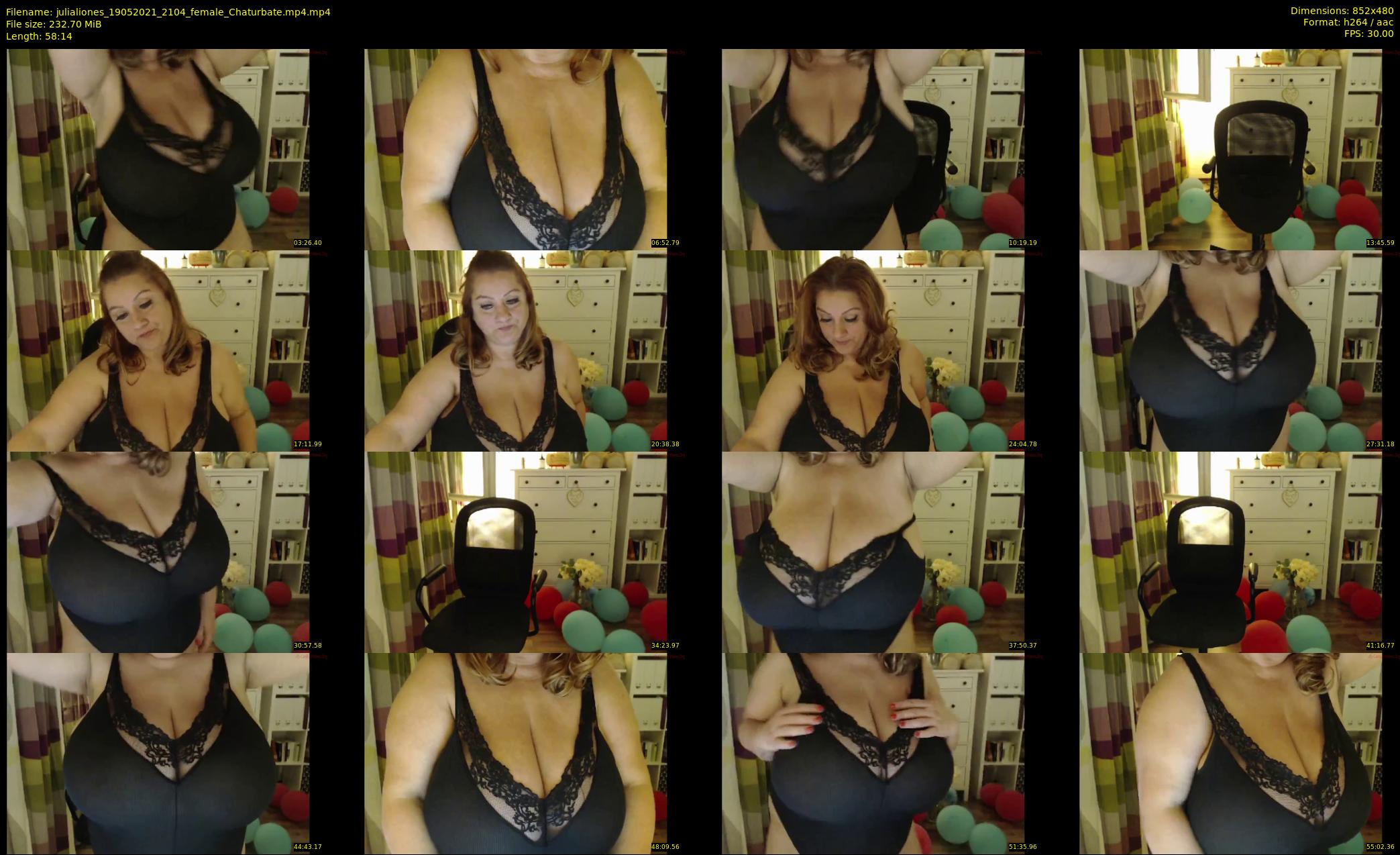 julialiones — 59 minute Chaturbate female cam show recording, 480p, May 19, 2021