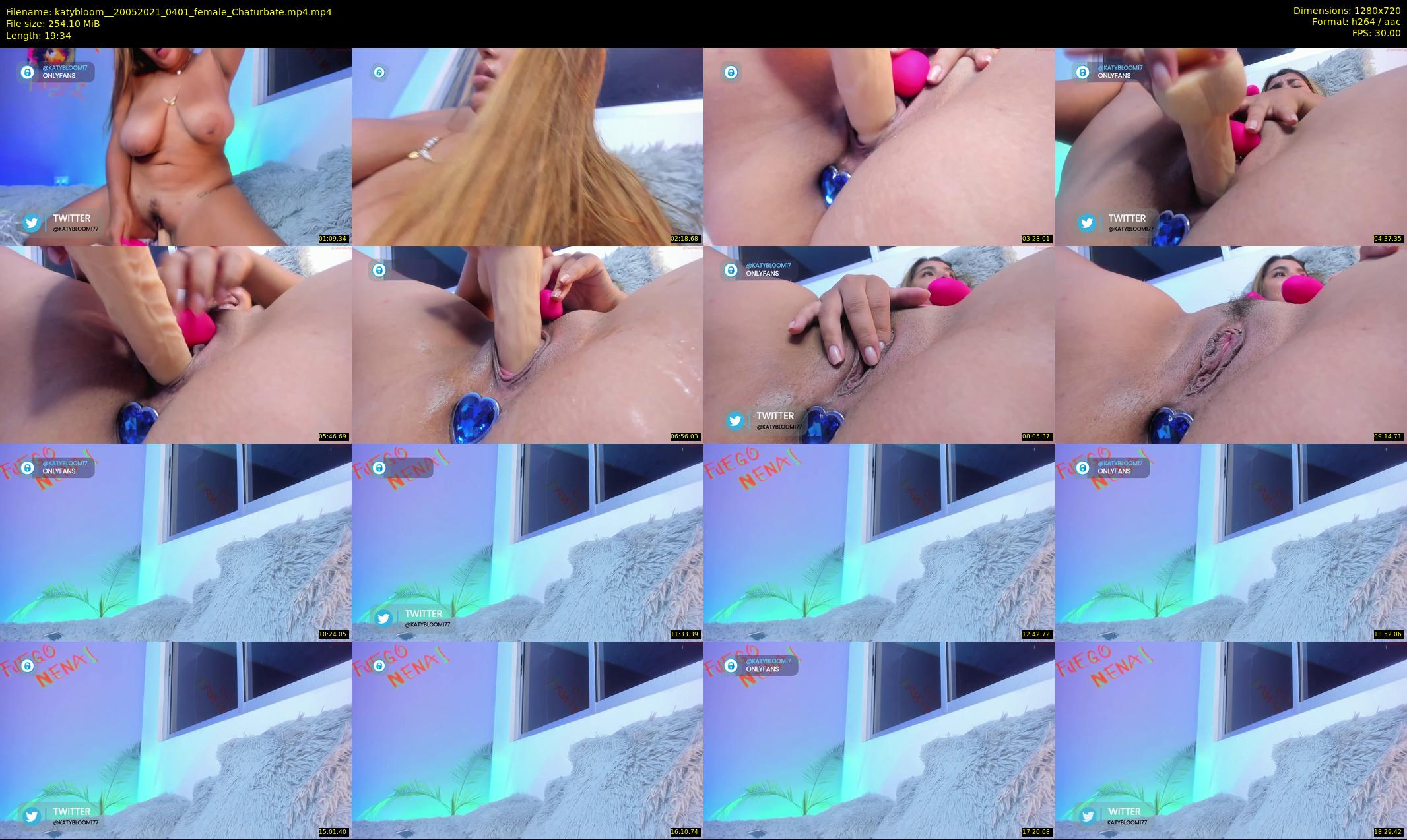 katybloom_ — 20 minute Chaturbate female cam show recording, 720p, May 20, 2021