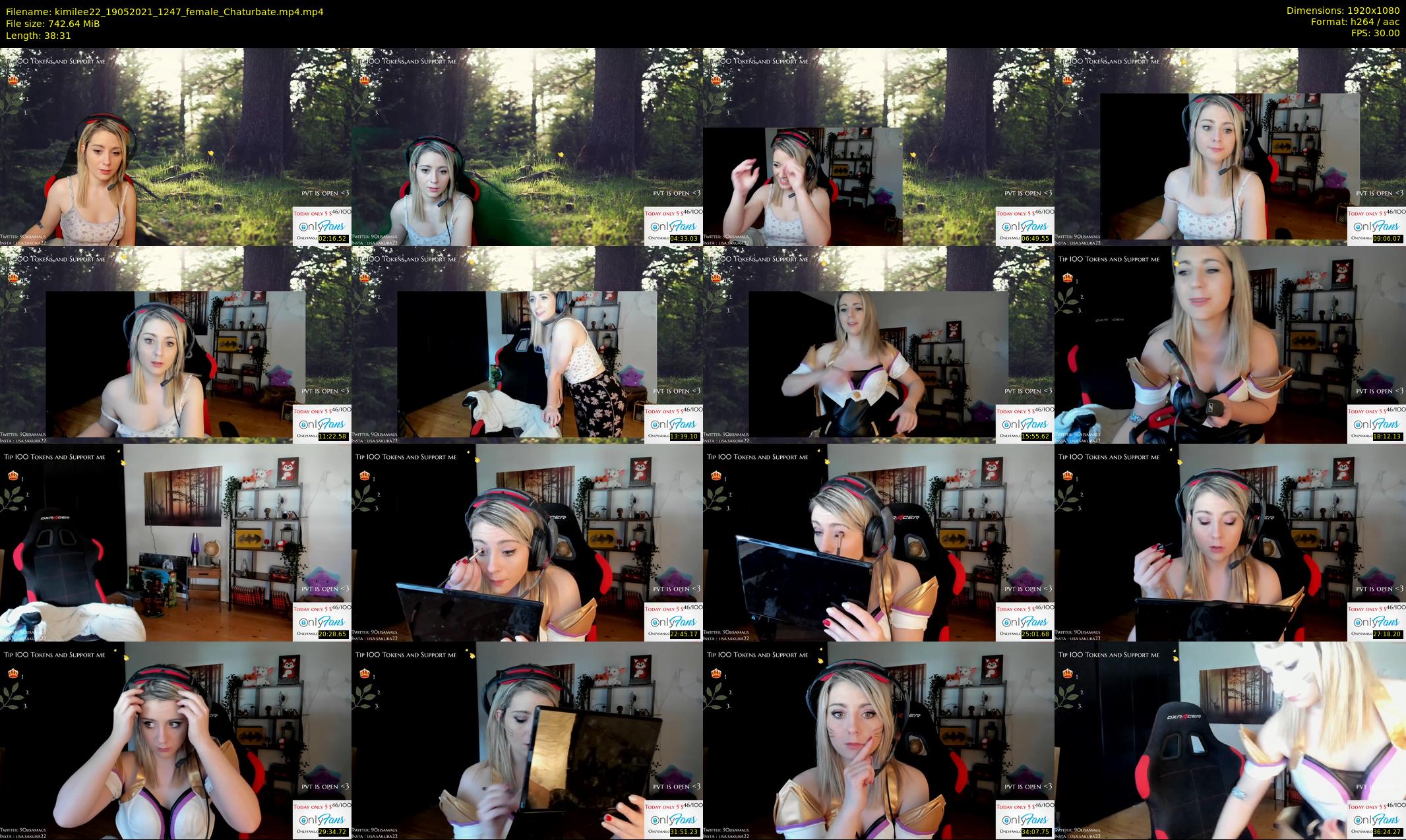 kimilee22 — 39 minute Chaturbate female cam show recording, 1080p, May 19, 2021