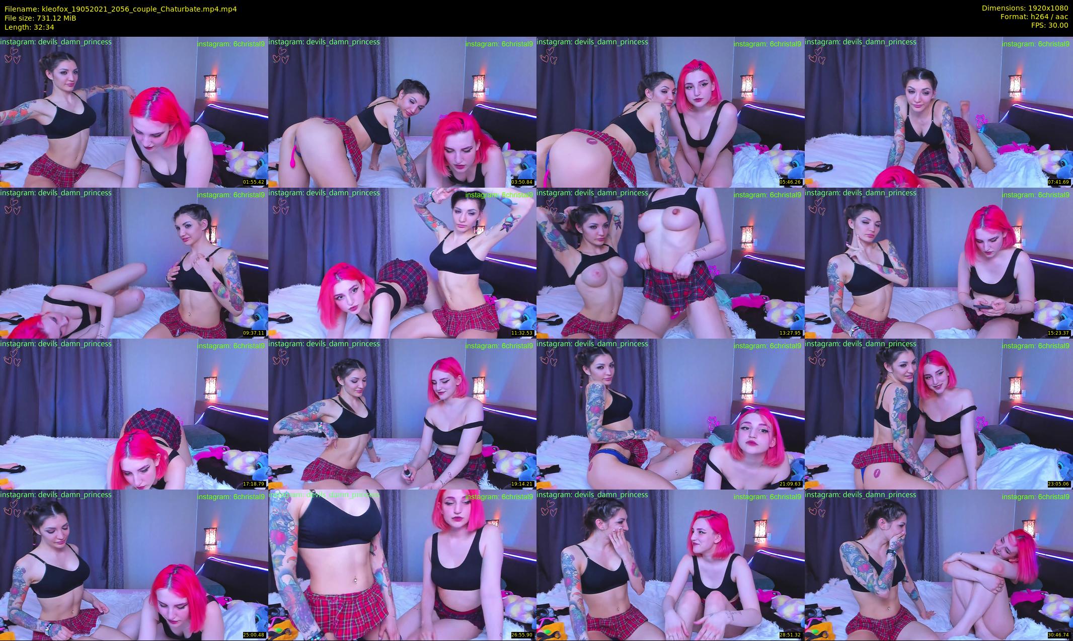 kleofox — 33 minute Chaturbate female cam show recording, 1080p, May 19, 2021