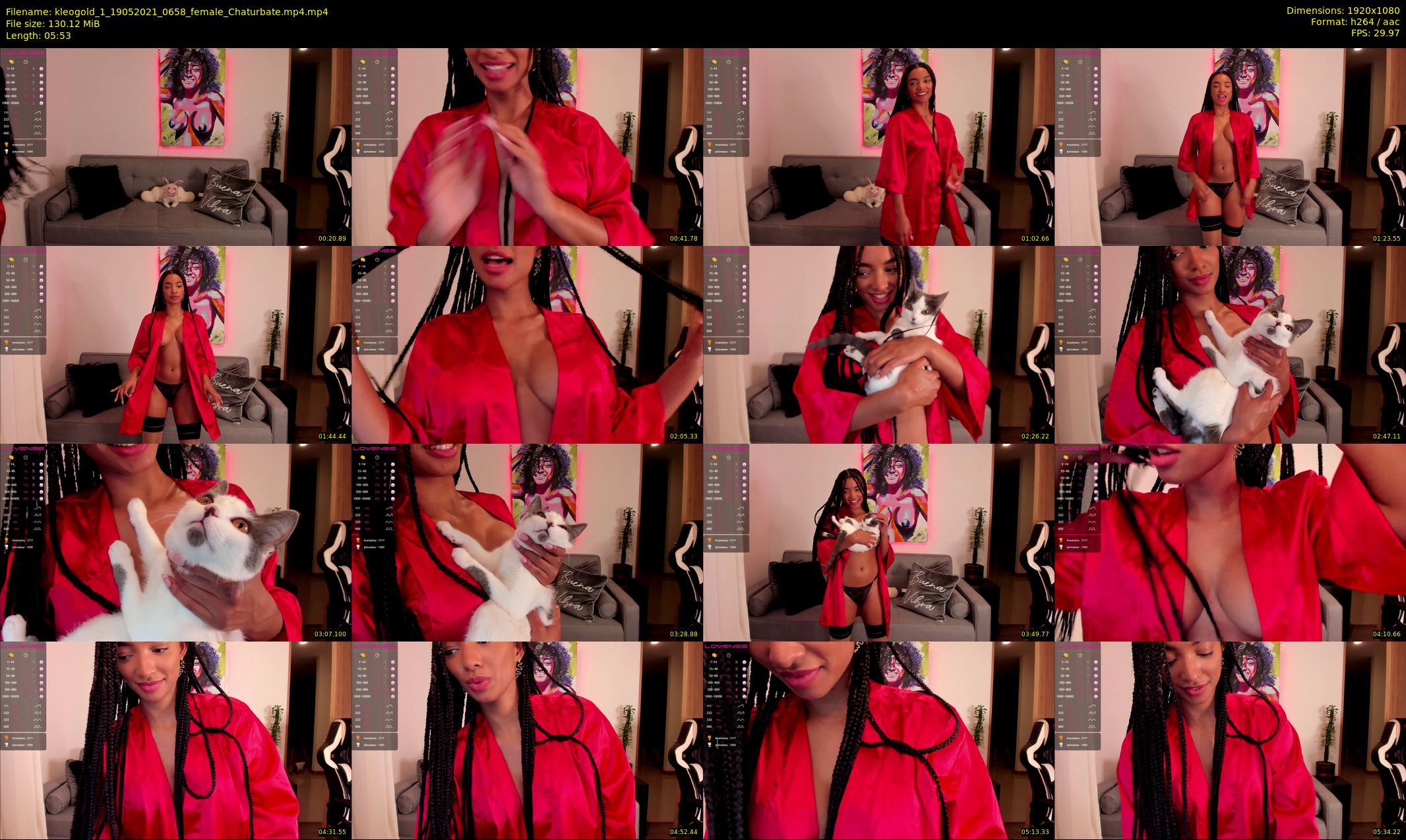 kleogold_1 — 6 minute Chaturbate female cam show recording, 1080p, May 19, 2021