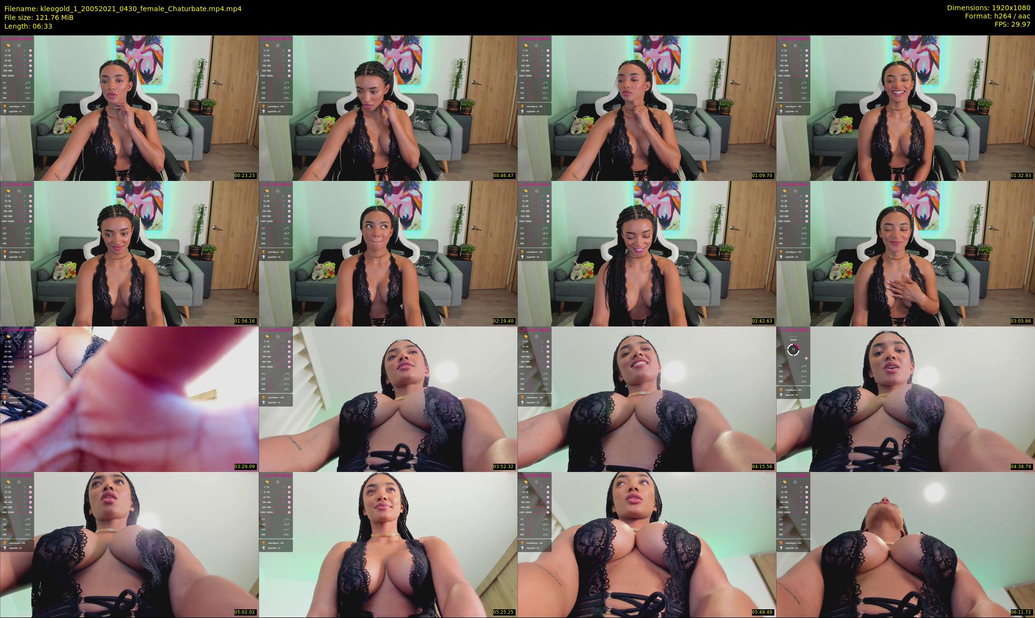 kleogold_1 — 7 minute Chaturbate female cam show recording, 1080p, May 20, 2021