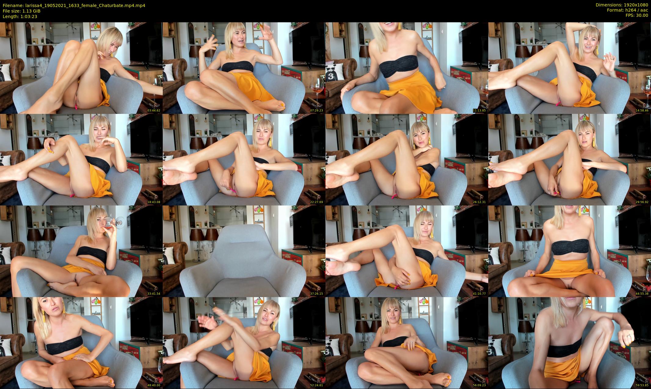 larissa4 — 64 minute Chaturbate female cam show recording, 1080p, May 19, 2021