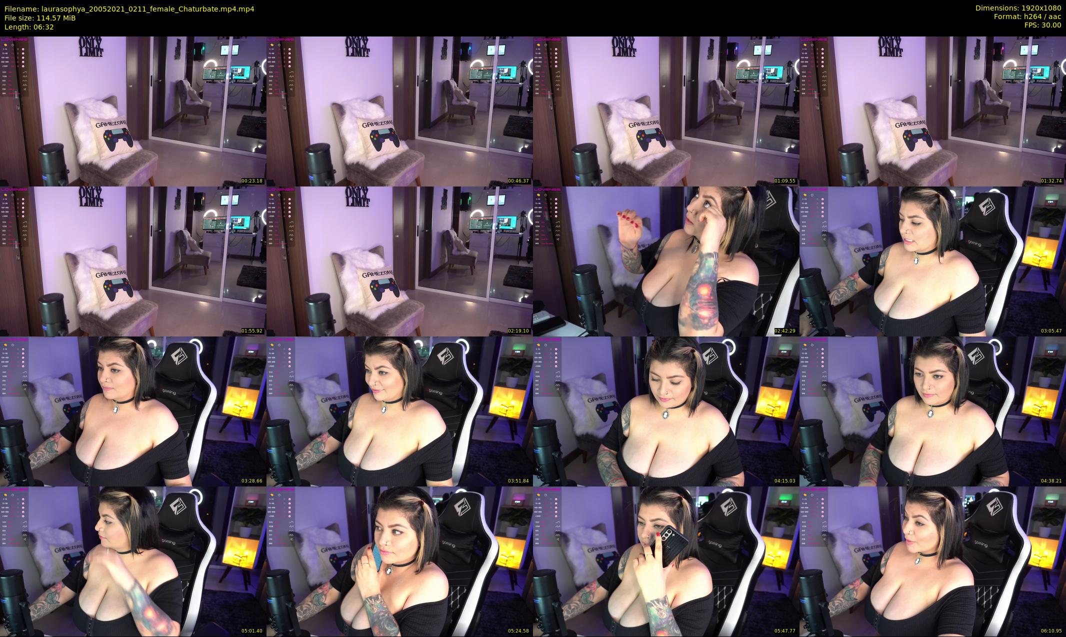 laurasophya — 7 minute Chaturbate female cam show recording, 1080p, May 20, 2021