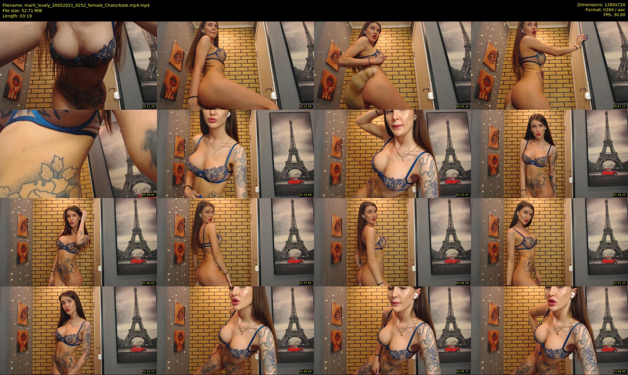 marti_lovely — 4 minute Chaturbate female cam show recording, 720p, May 20, 2021