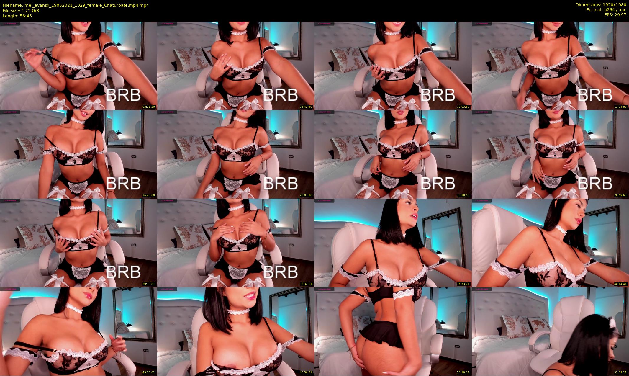 mel_evansx — 57 minute Chaturbate female cam show recording, 1080p, May 19, 2021