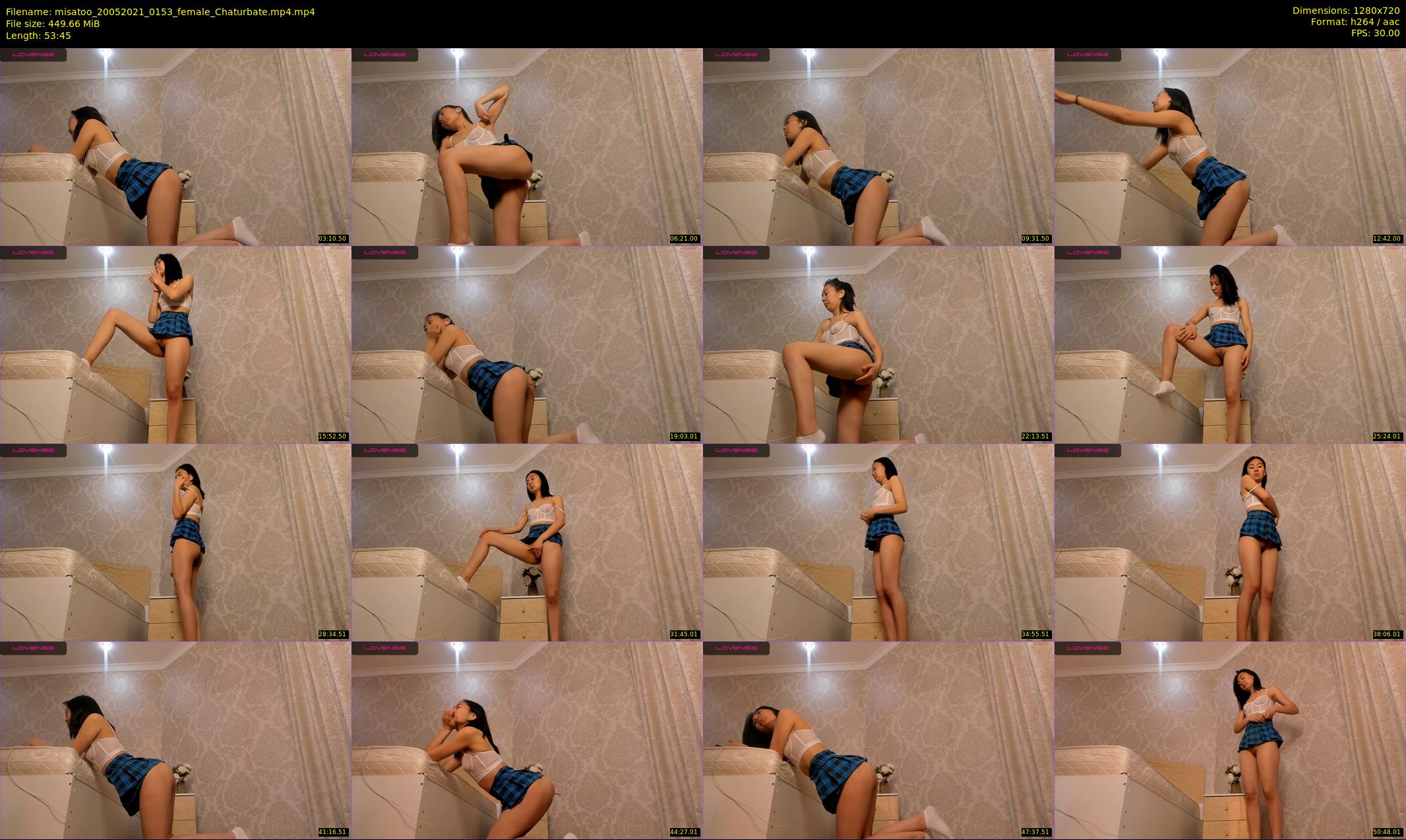 misatoo — 54 minute Chaturbate female cam show recording, 720p, May 20, 2021