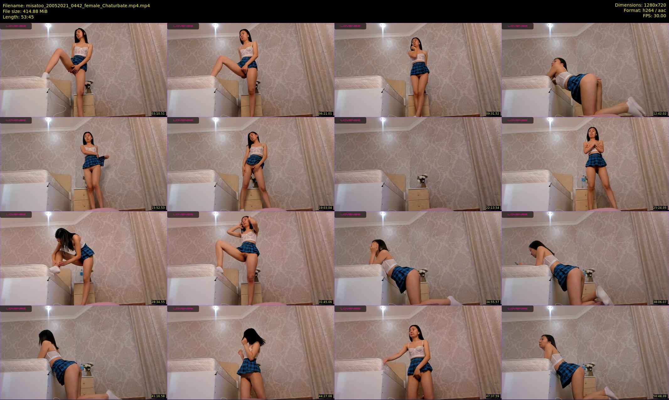 misatoo — 54 minute Chaturbate female cam show recording, 720p, May 20, 2021