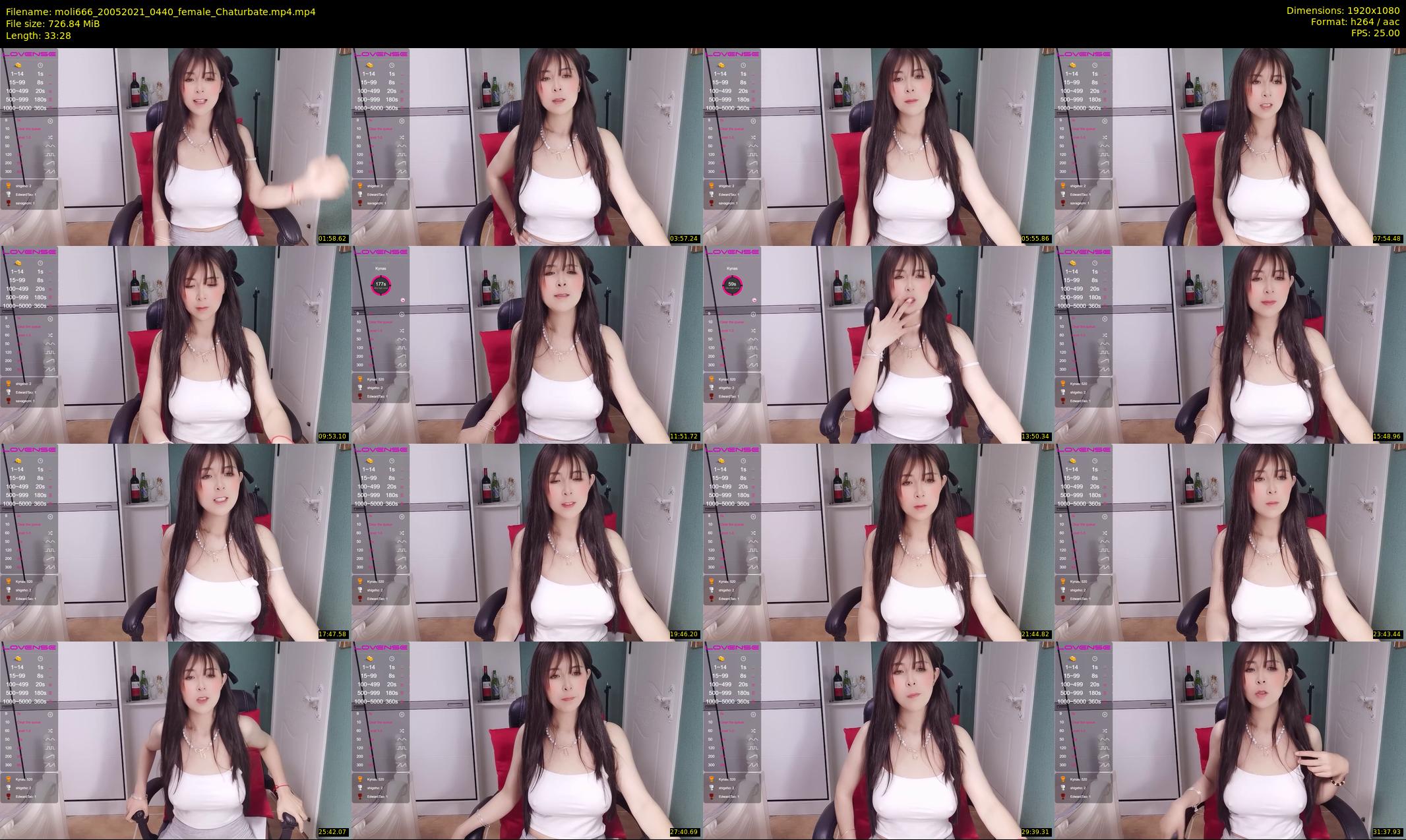 moli666 — 34 minute Chaturbate female cam show recording, 1080p, May 20, 2021