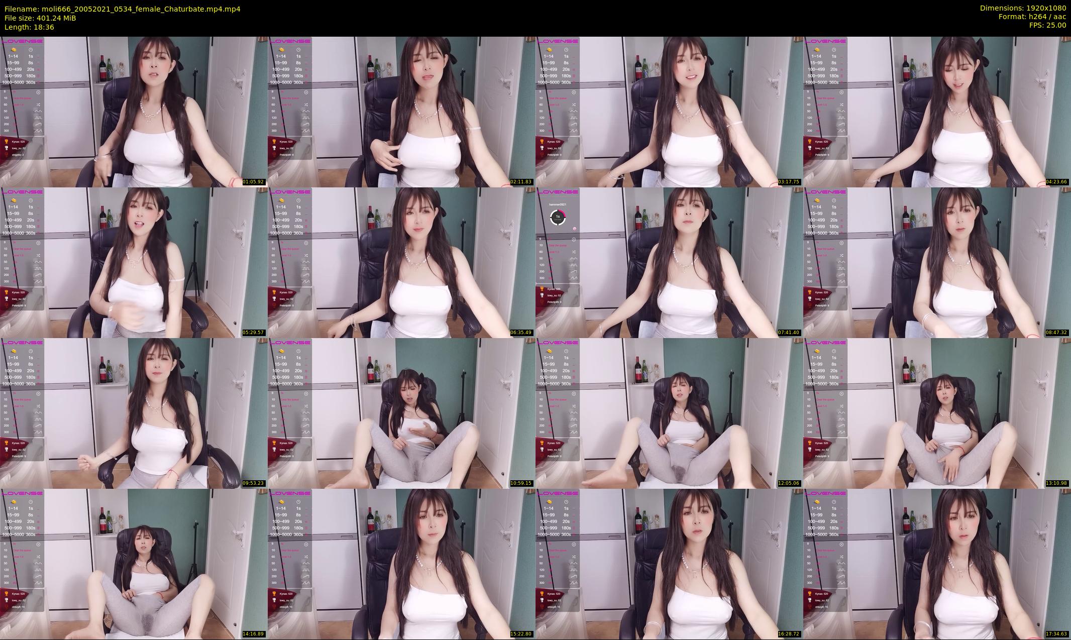 moli666 — 19 minute Chaturbate female cam show recording, 1080p, May 20, 2021
