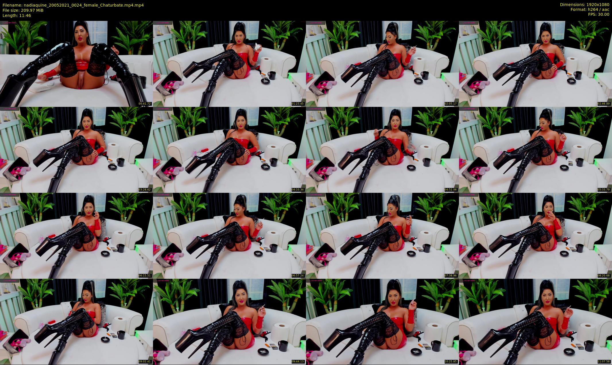nadiaquine — 12 minute Chaturbate female cam show recording, 1080p, May 20, 2021