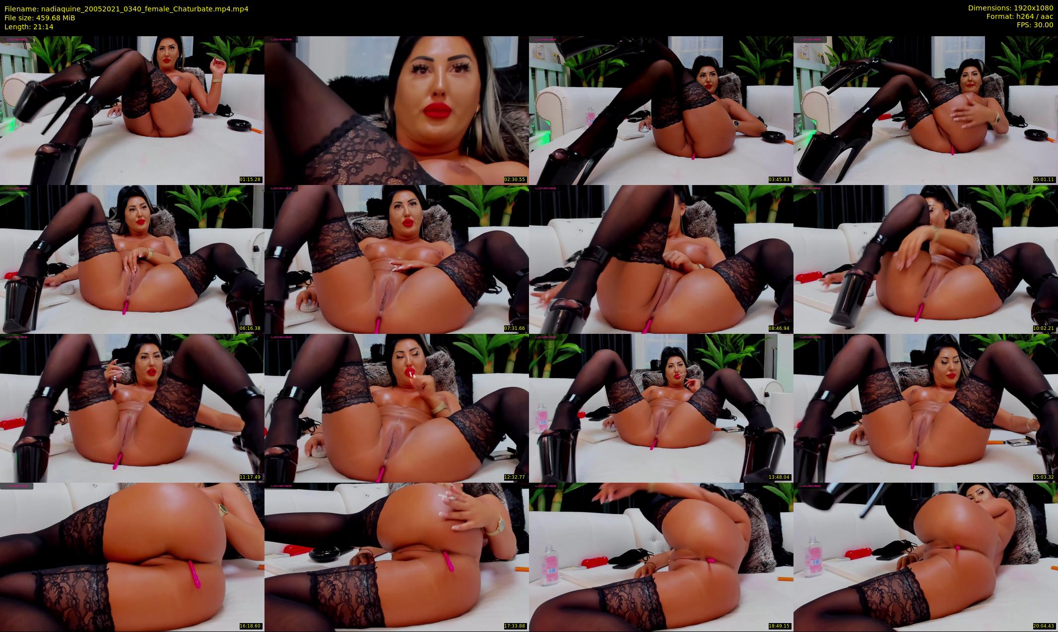 nadiaquine — 22 minute Chaturbate female cam show recording, 1080p, May 20, 2021