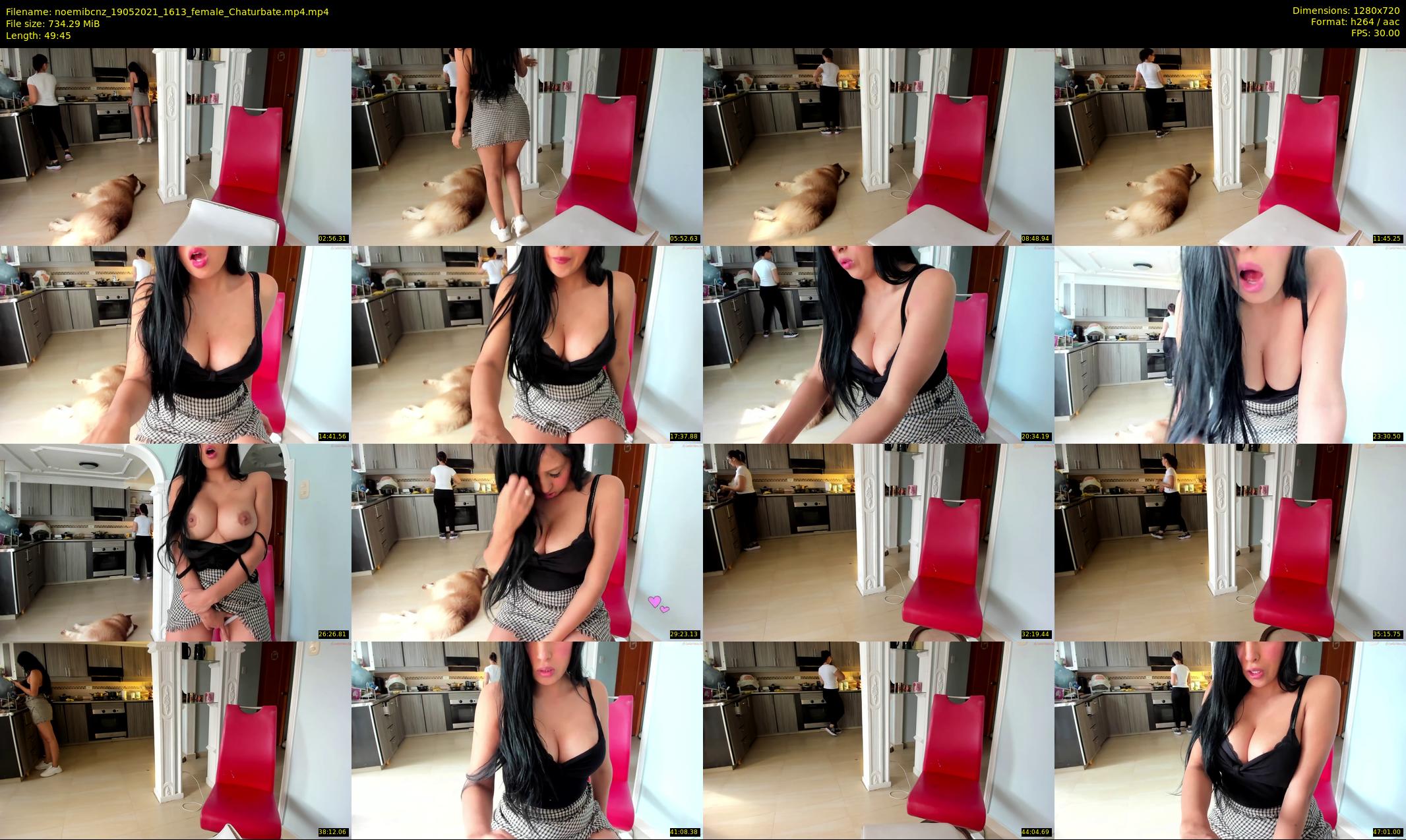 noemibcnz — 50 minute Chaturbate couple cam show recording, 720p, May 19, 2021