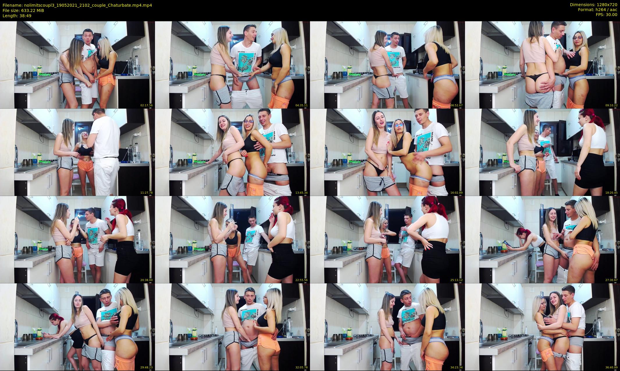 nolimitscoupl3 — 39 minute Chaturbate couple cam show recording, 720p, May 19, 2021