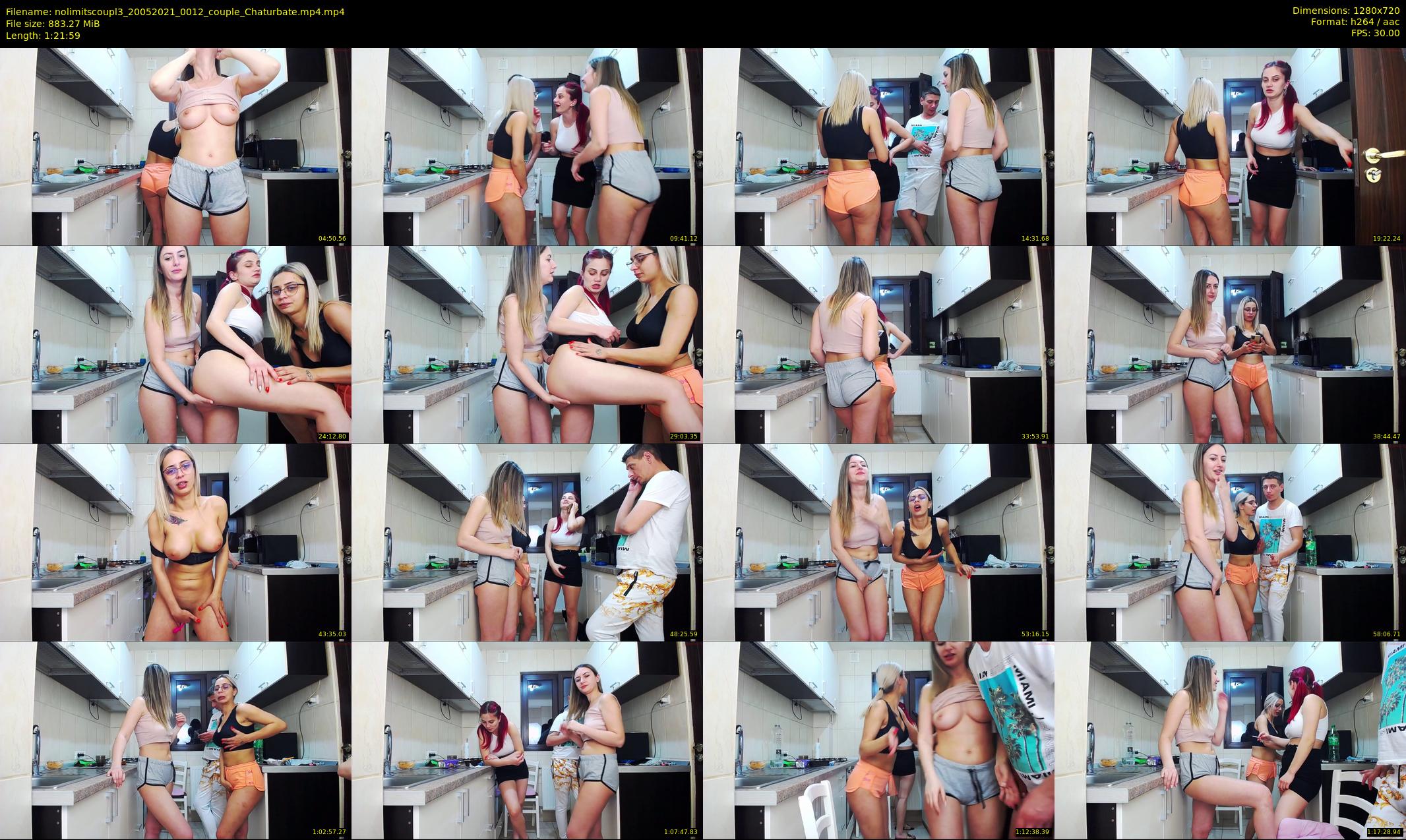nolimitscoupl3 — 82 minute Chaturbate couple cam show recording, 720p, May 20, 2021
