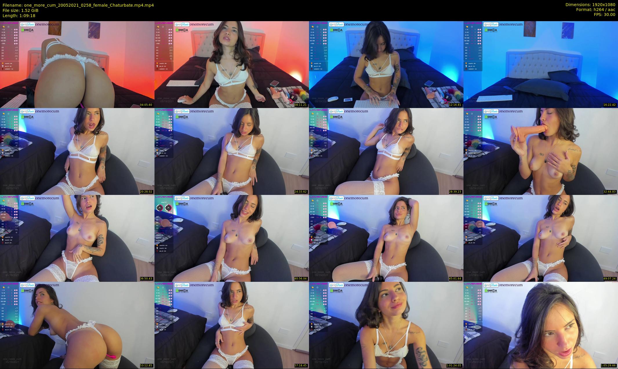 one_more_cum — 70 minute Chaturbate couple cam show recording, 1080p, May 20, 2021