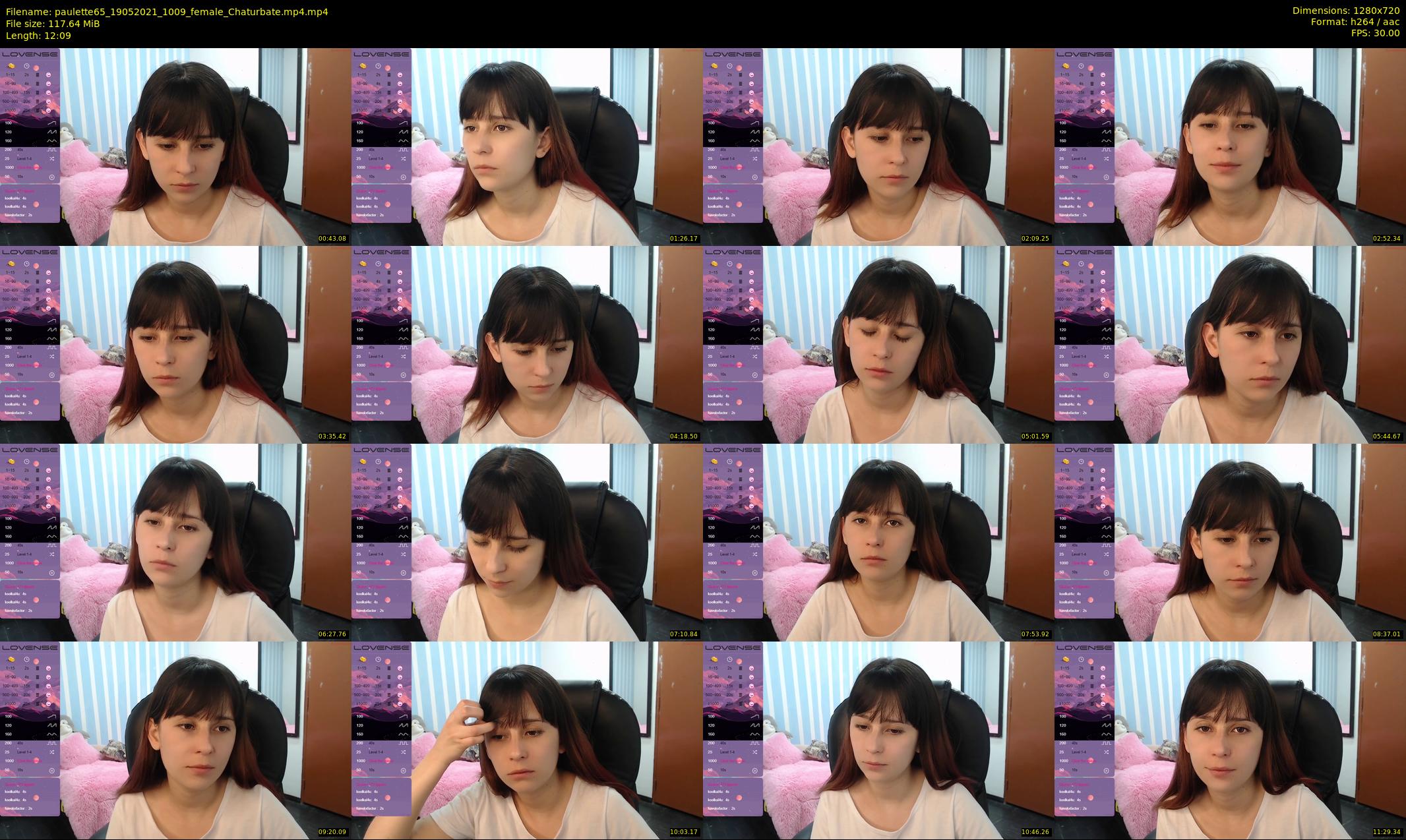 paulette65 — 13 minute Chaturbate female cam show recording, 720p, May 19, 2021