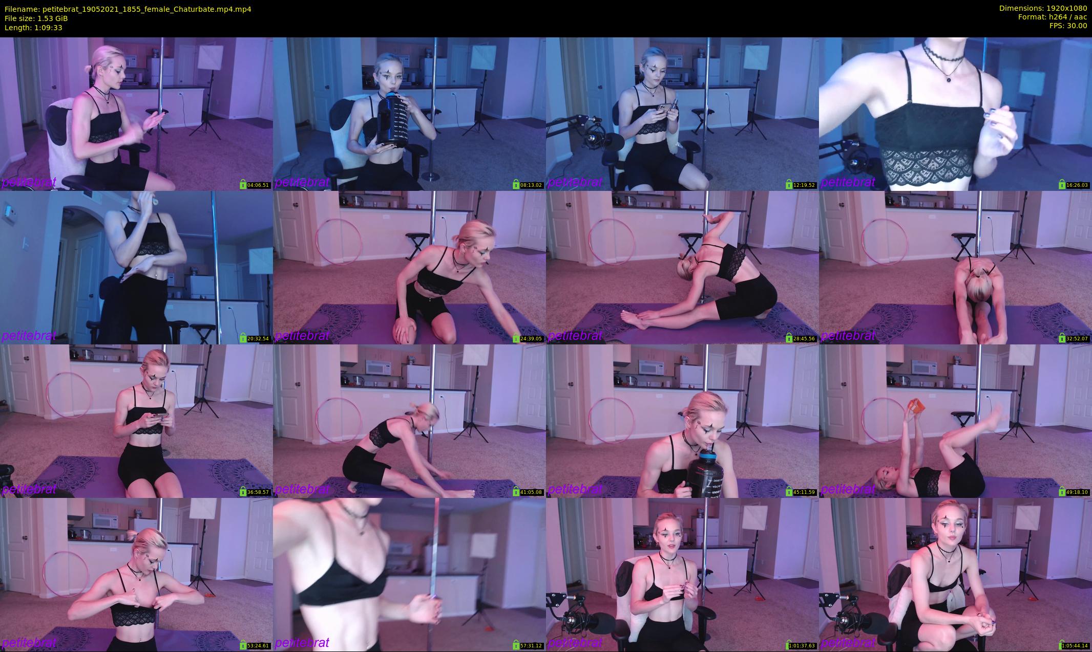 petitebrat — 70 minute Chaturbate female cam show recording, 1080p, May 19, 2021