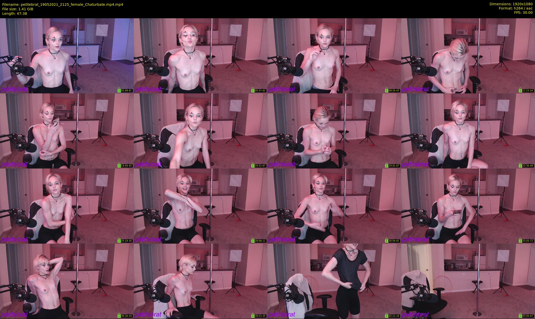 petitebrat — 48 minute Chaturbate female cam show recording, 1080p, May 19, 2021