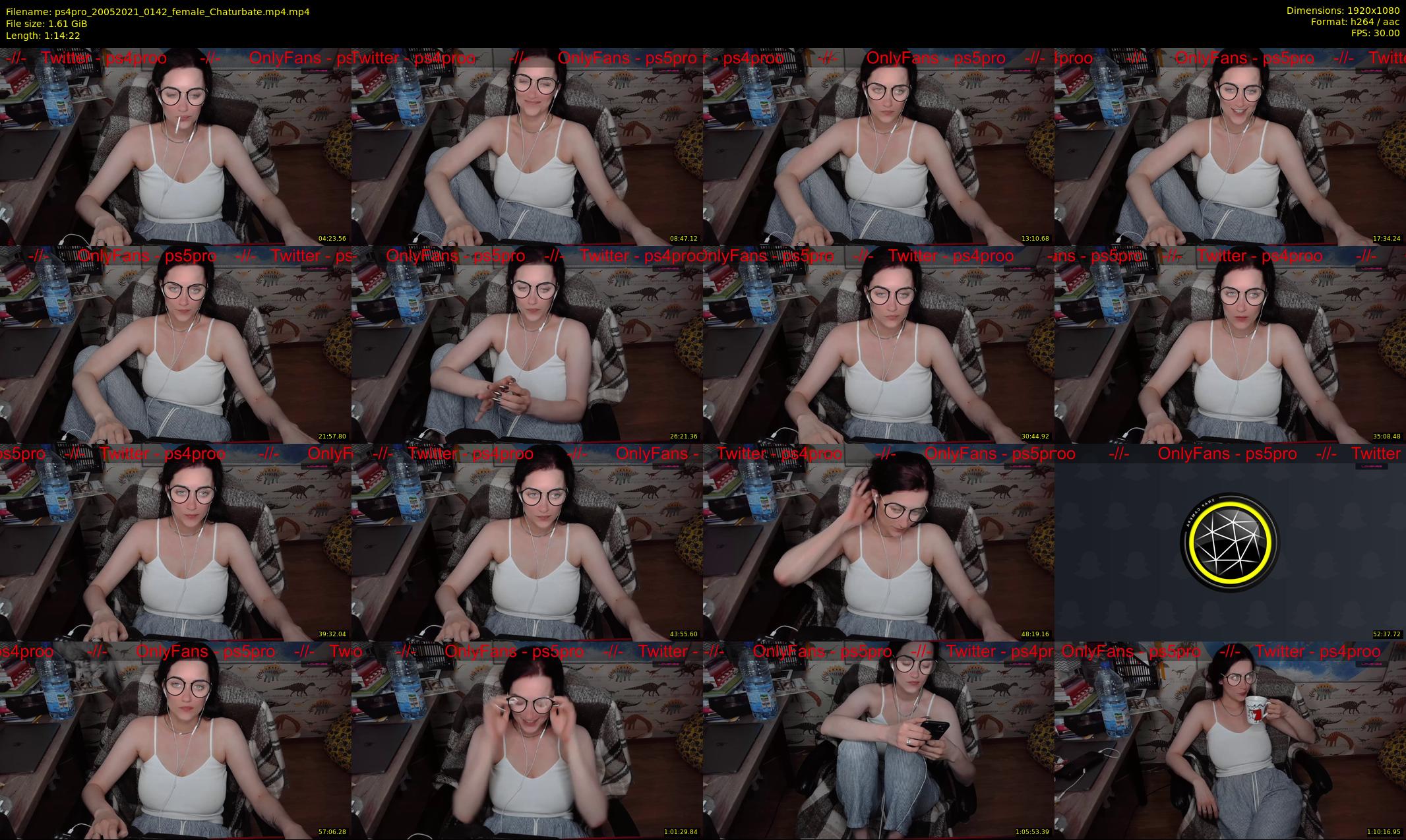 ps4pro — 75 minute Chaturbate female cam show recording, 1080p, May 20, 2021