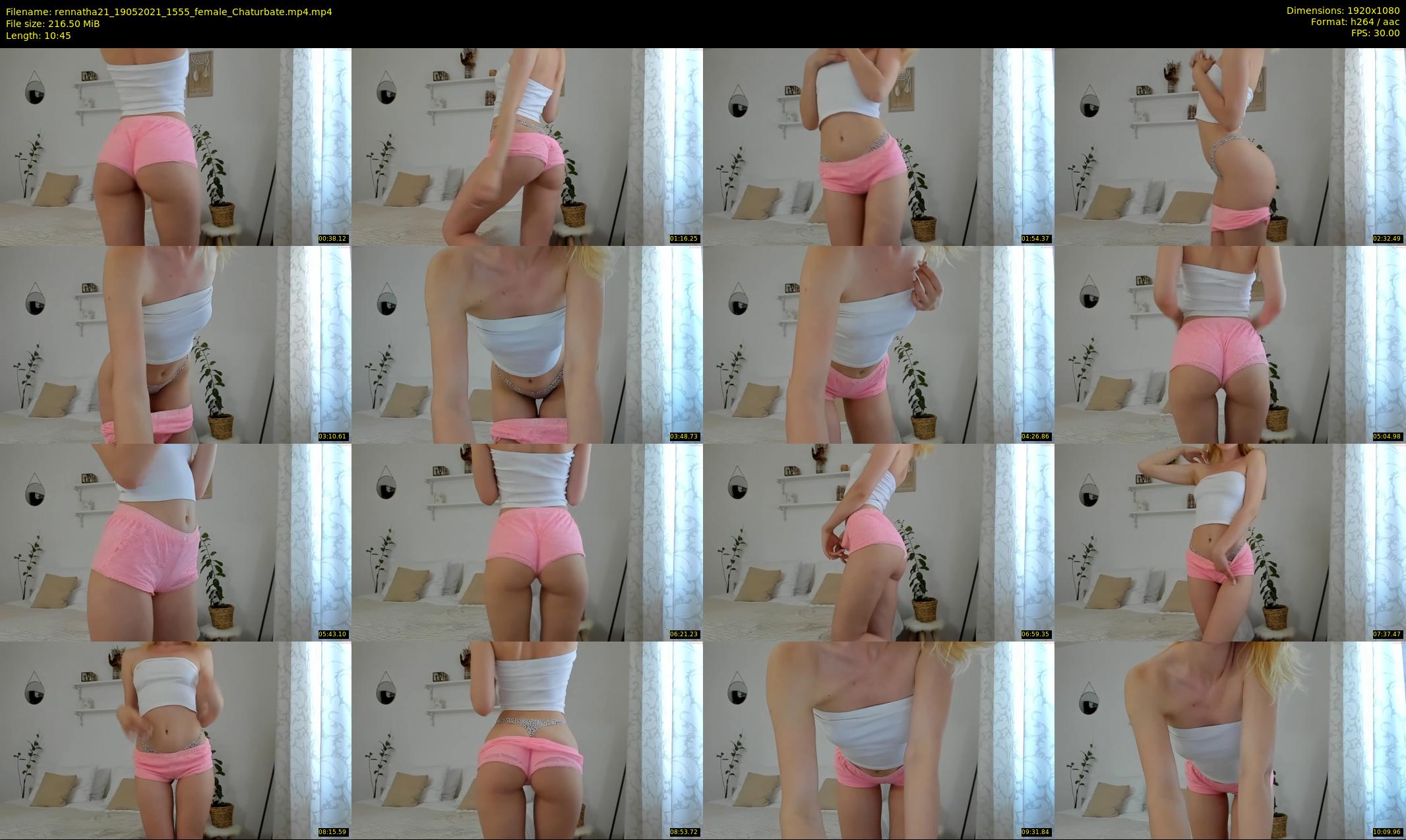 rennatha21 — 11 minute Chaturbate female cam show recording, 1080p, May 19, 2021