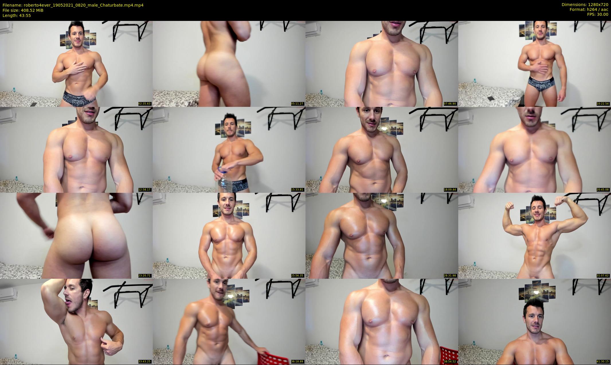 roberto4ever — 44 minute Chaturbate male cam show recording, 720p, May 19, 2021