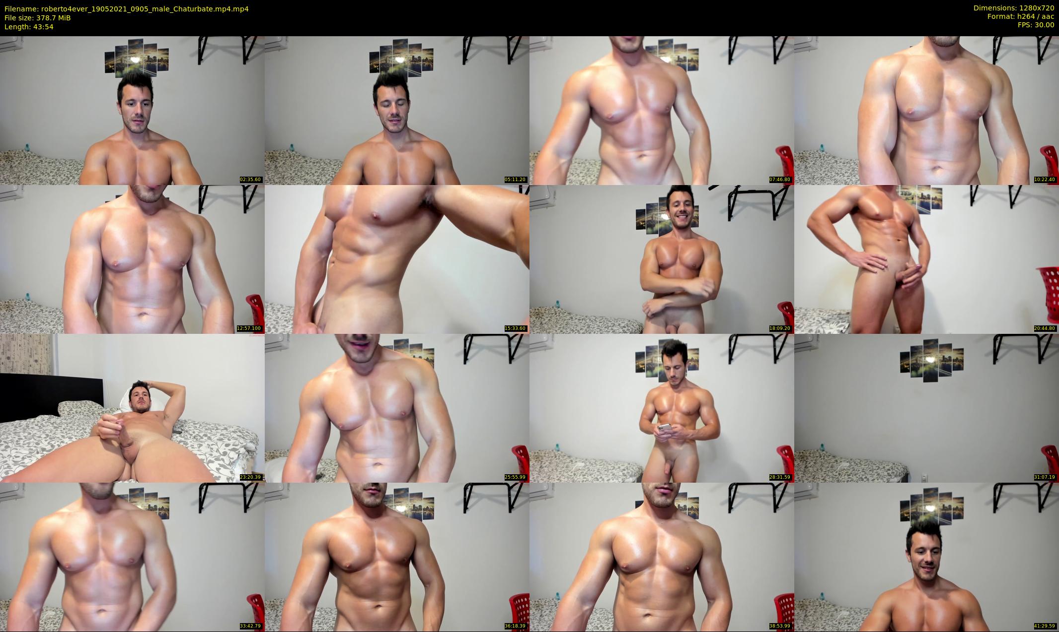 roberto4ever — 44 minute Chaturbate male cam show recording, 720p, May 19, 2021