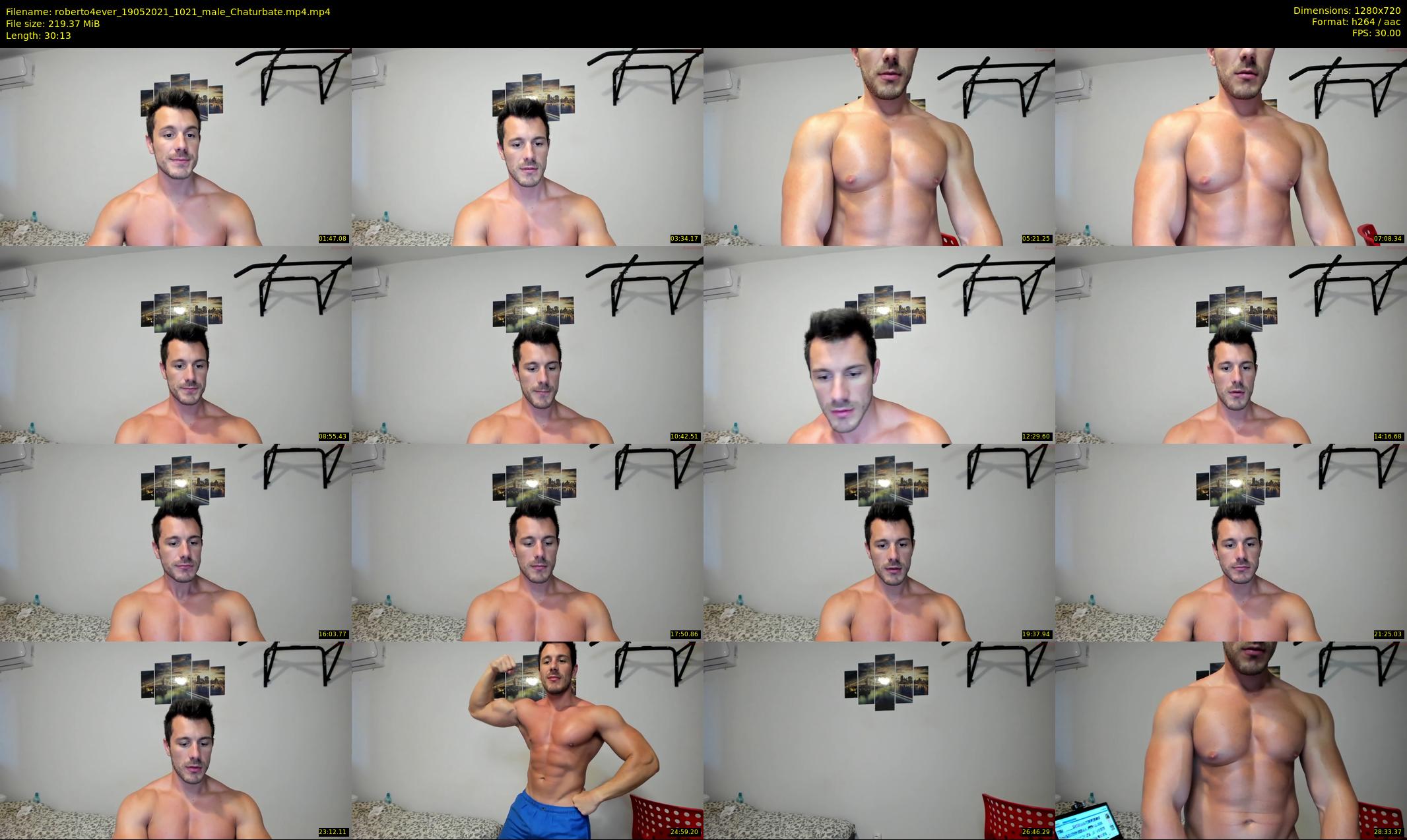 roberto4ever — 31 minute Chaturbate male cam show recording, 720p, May 19, 2021