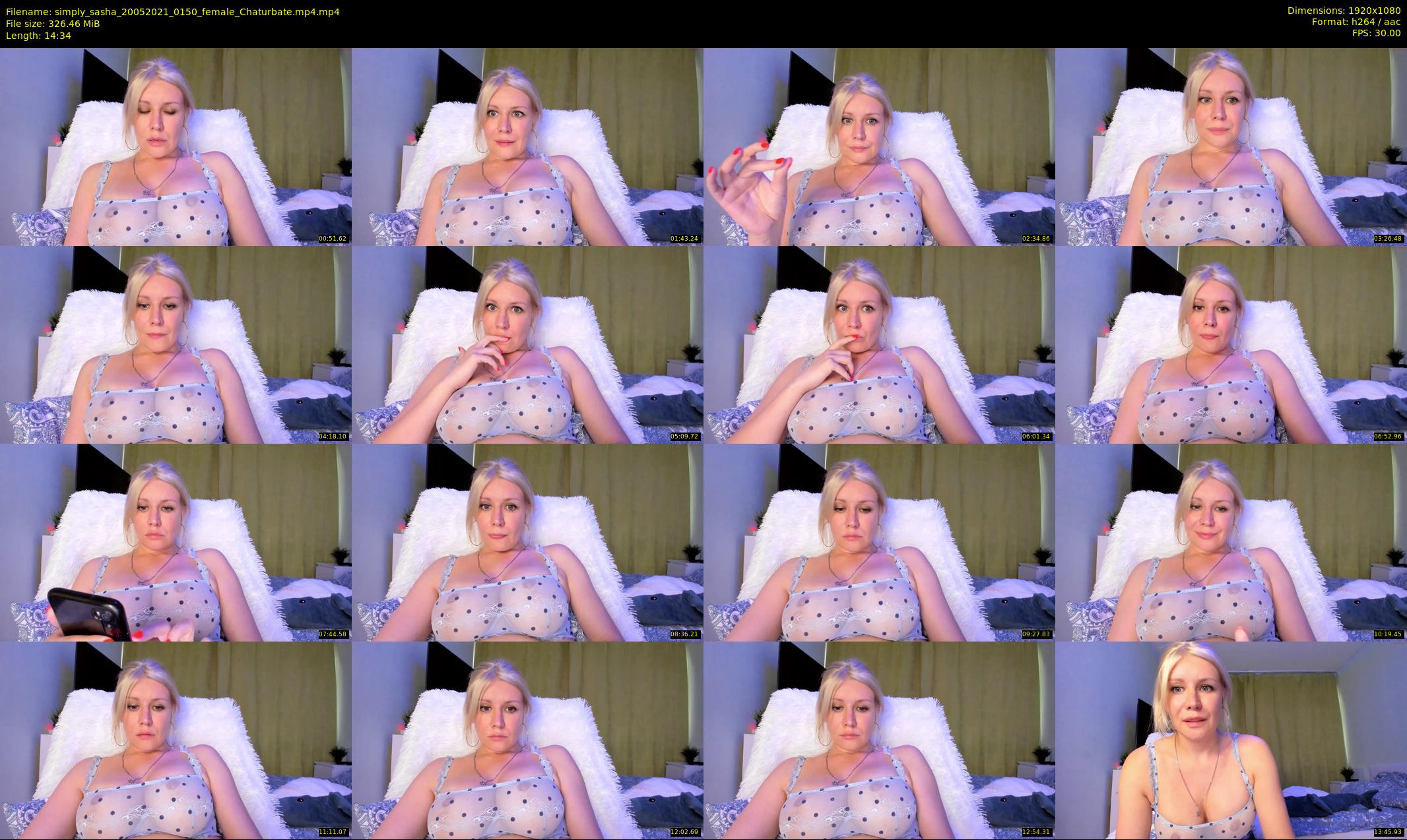 simply_sasha — 15 minute Chaturbate female cam show recording, 1080p, May 20, 2021
