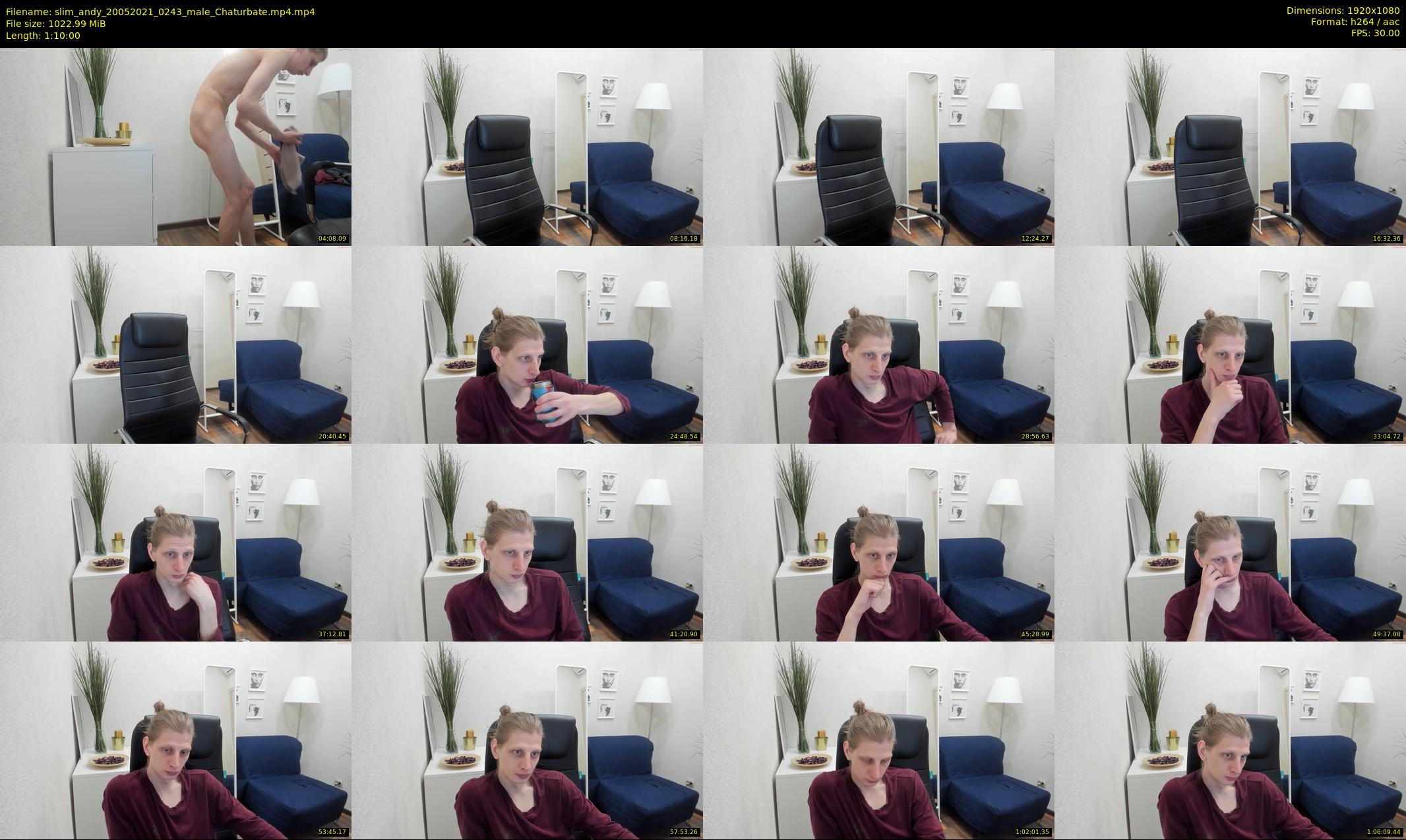 slim_andy — 70 minute Chaturbate male cam show recording, 1080p, May 20, 2021
