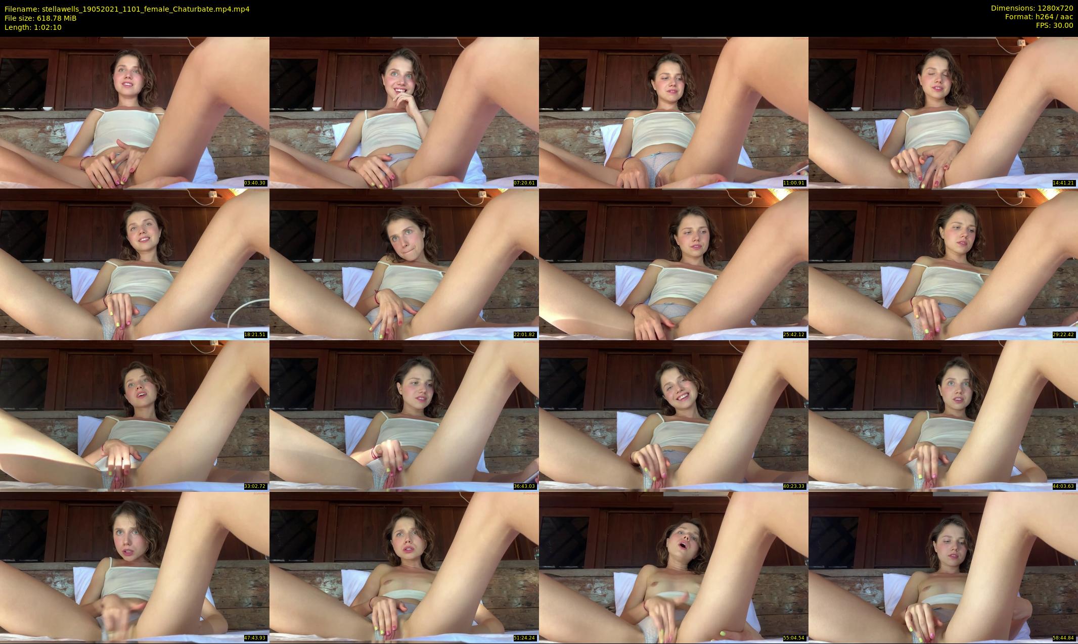 stellawells — 63 minute Chaturbate female cam show recording, 720p, May 19, 2021