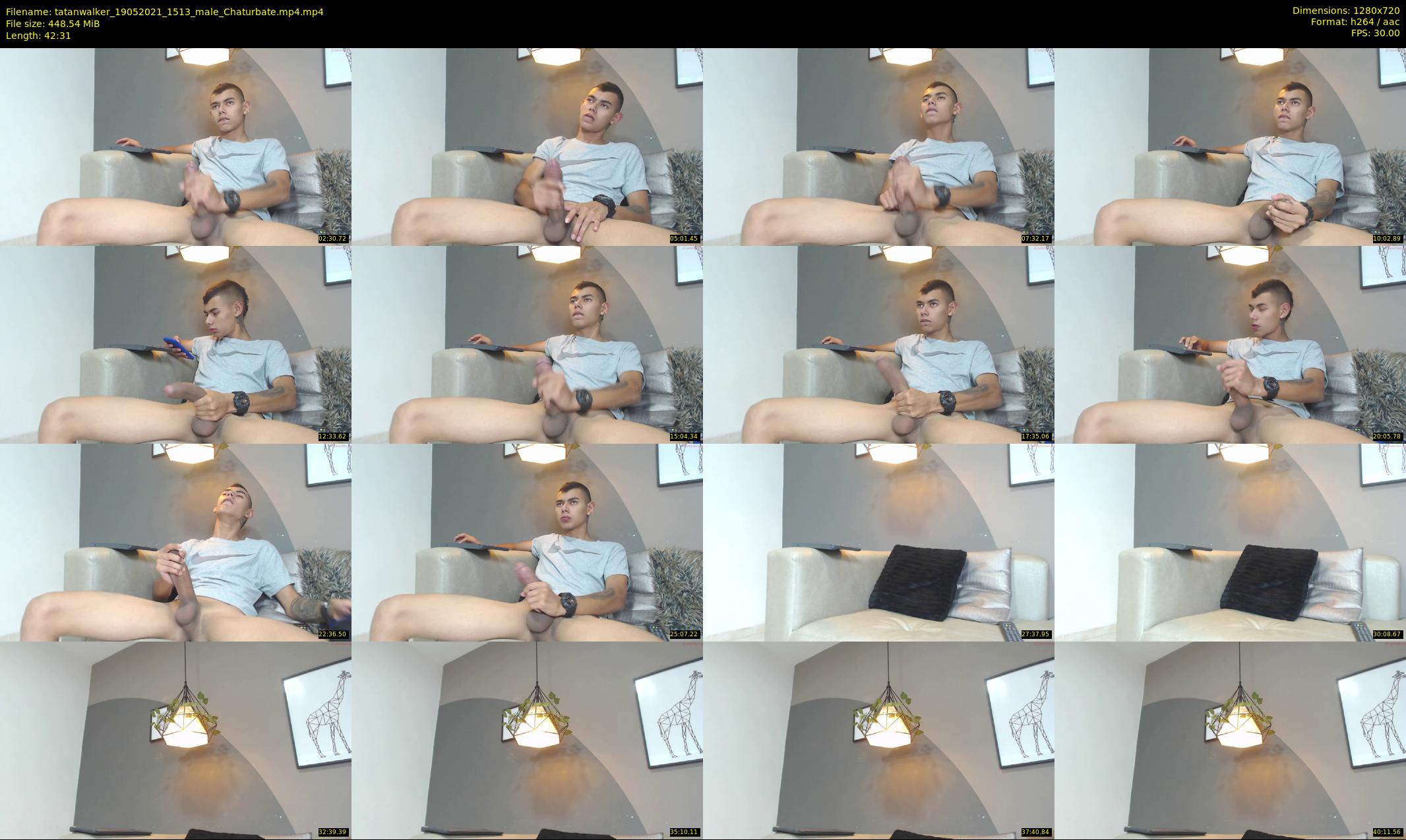 tatanwalker — 43 minute Chaturbate male cam show recording, 720p, May 19, 2021