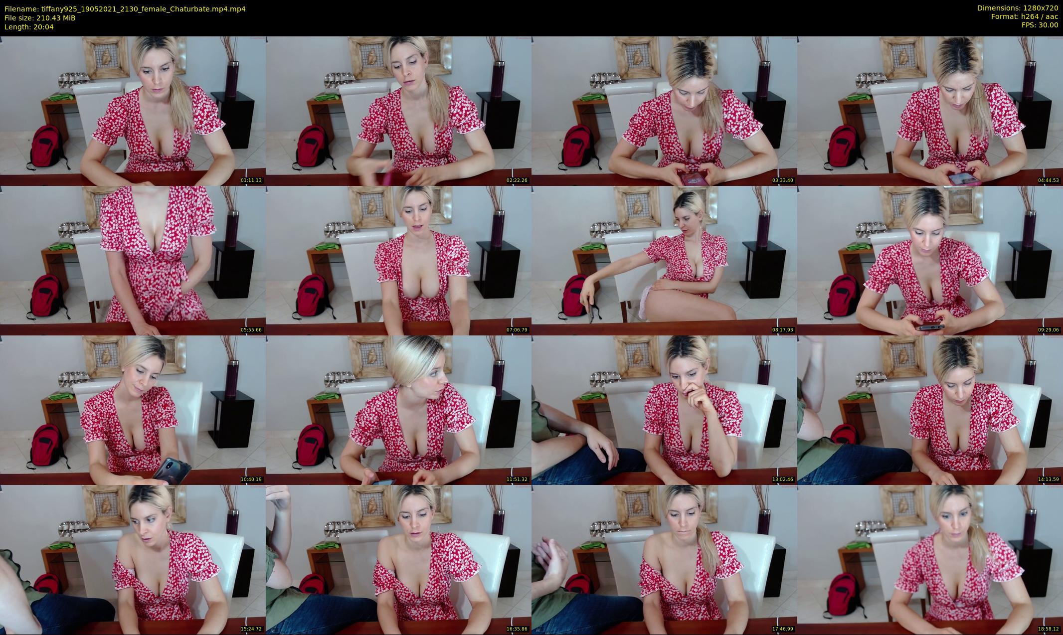 tiffany925 — 21 minute Chaturbate female cam show recording, 720p, May 19, 2021