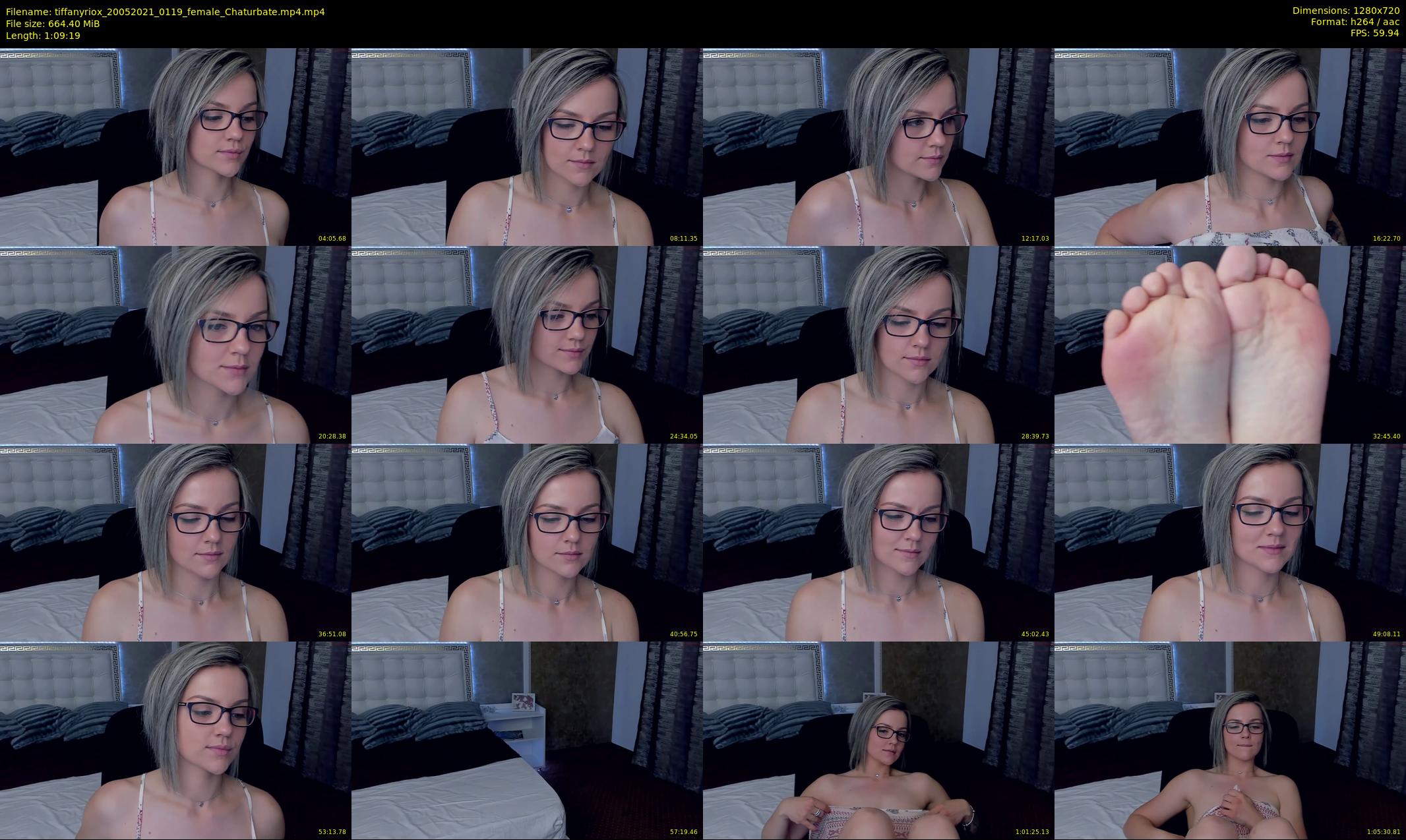 tiffanyriox — 70 minute Chaturbate female cam show recording, 720p, May 20, 2021