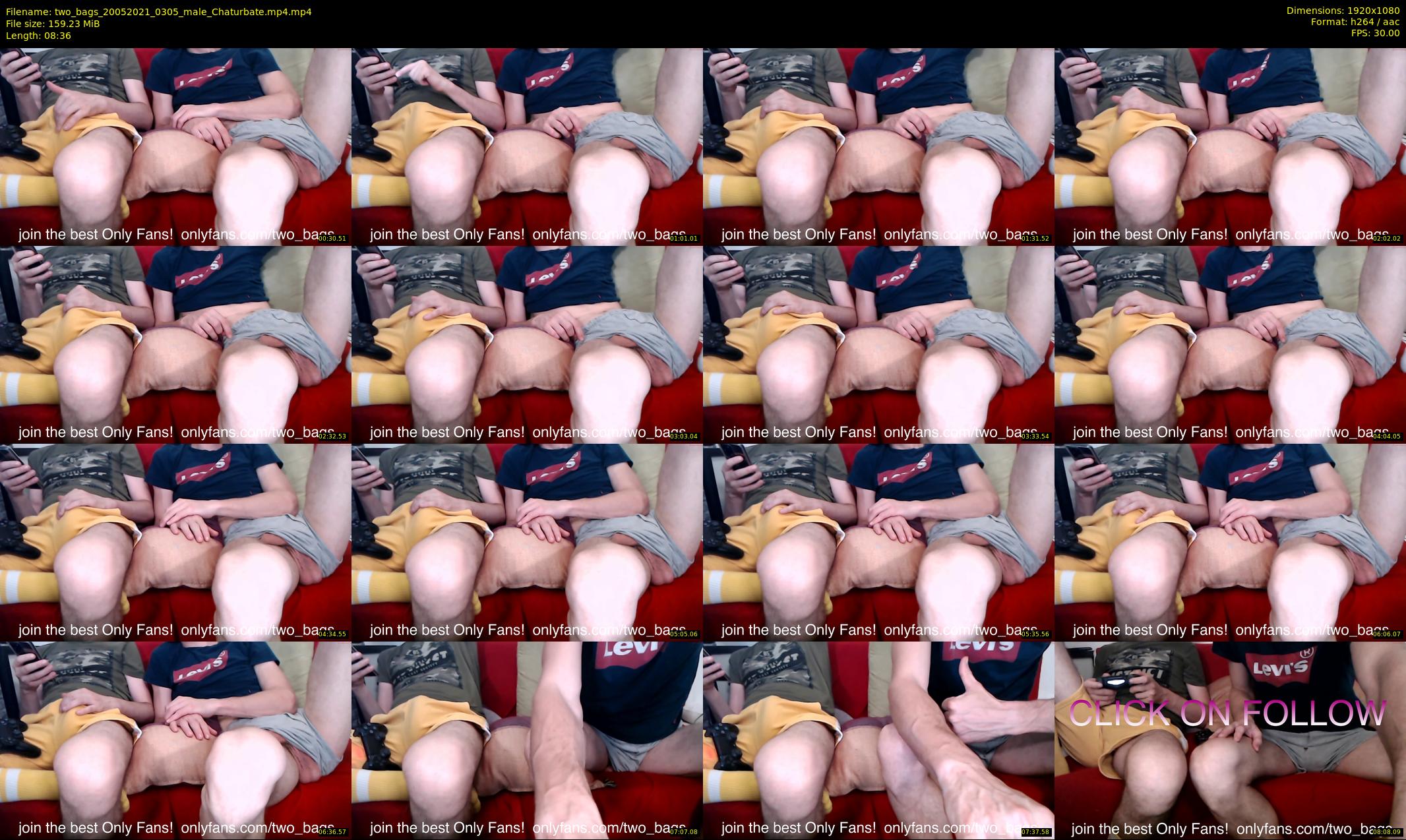 two_bags — 9 minute Chaturbate male cam show recording, 1080p, May 20, 2021