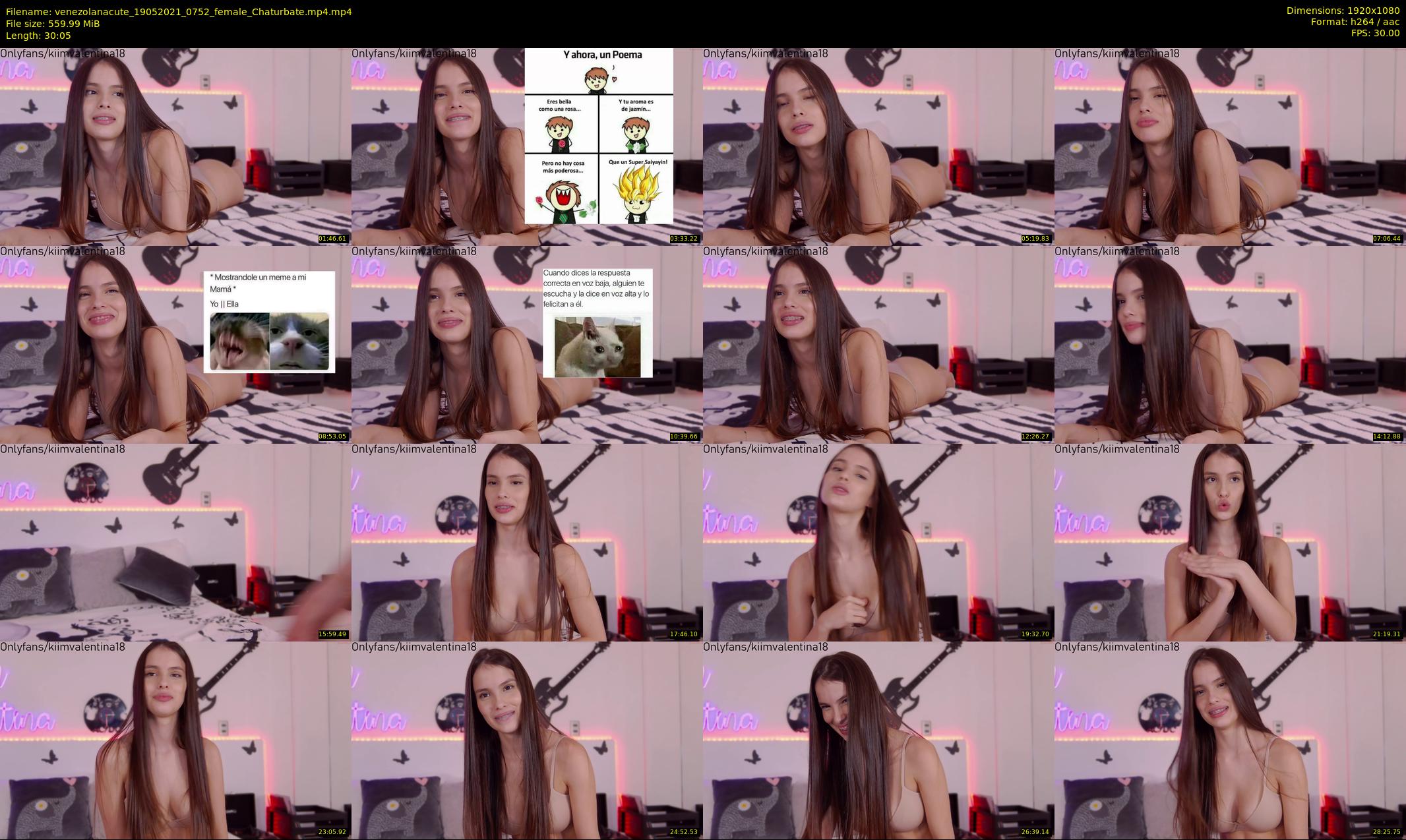 venezolanacute — 31 minute Chaturbate female cam show recording, 1080p, May 19, 2021