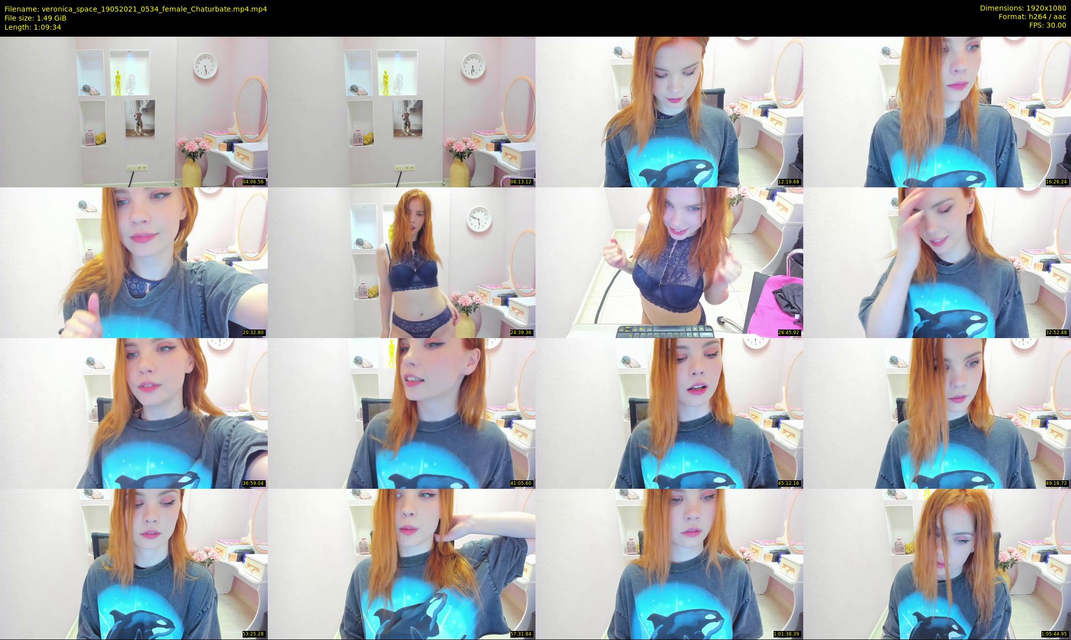 veronica_space — 70 minute Chaturbate female cam show recording, 1080p, May 19, 2021